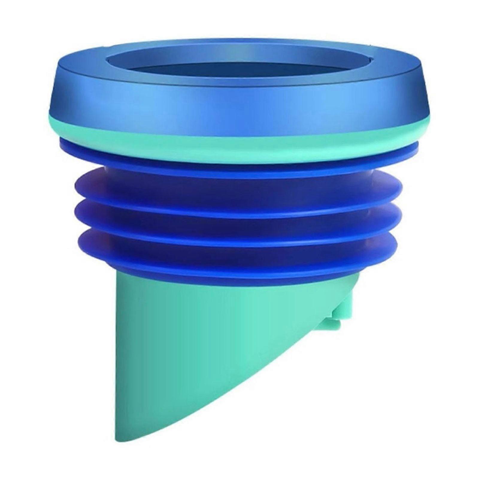 Multi-function Toilet Sealing Flange Gasket Odor-proof Leak-proof Insect-proof Etc.BLUE