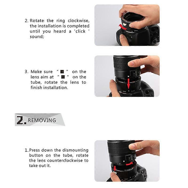 N-AF-A Auto Focus Macro Extension Tube Ring for D90 D3000 D3100