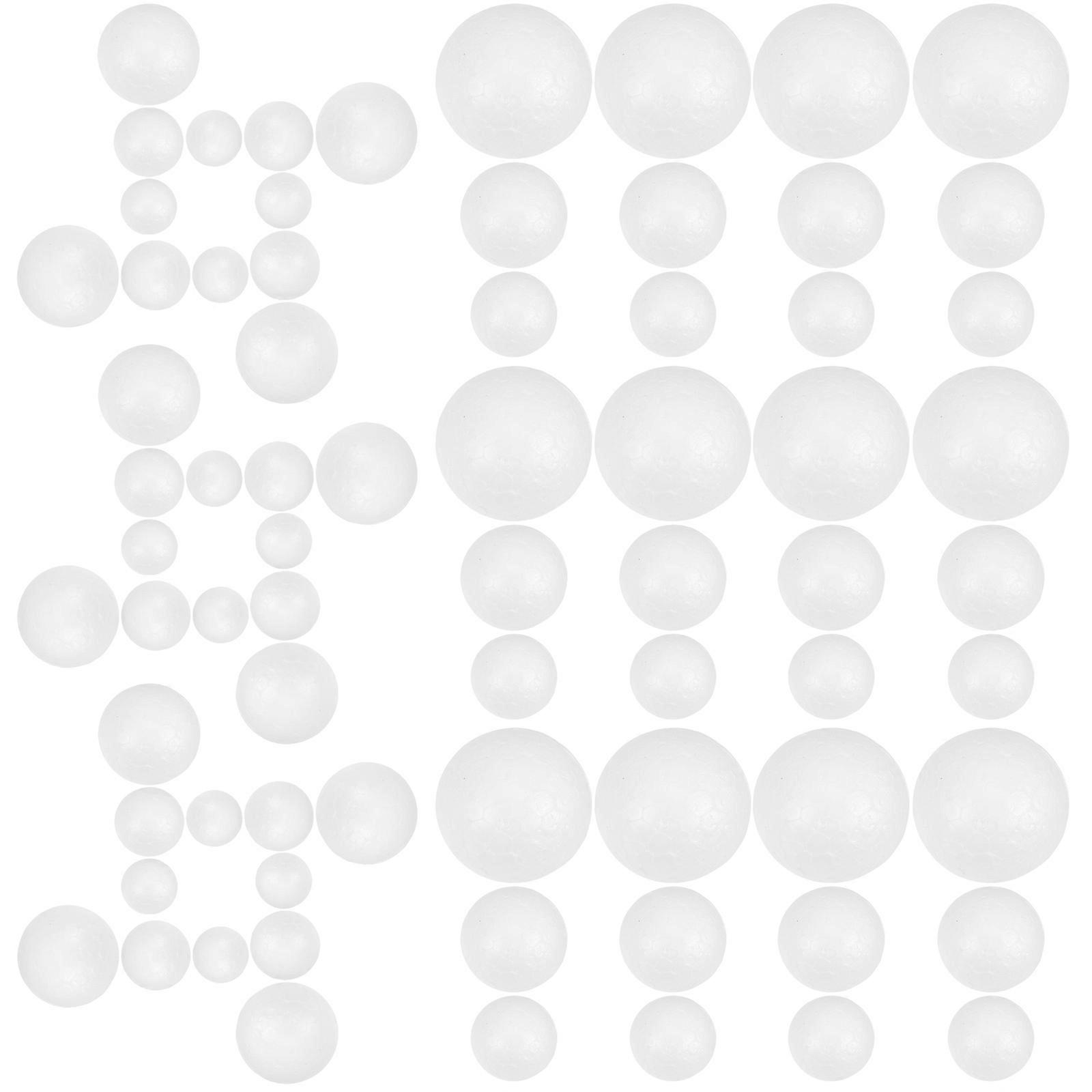 White Foam Balls for DIY Craft Projects 450Pcs Blank Foams Balls