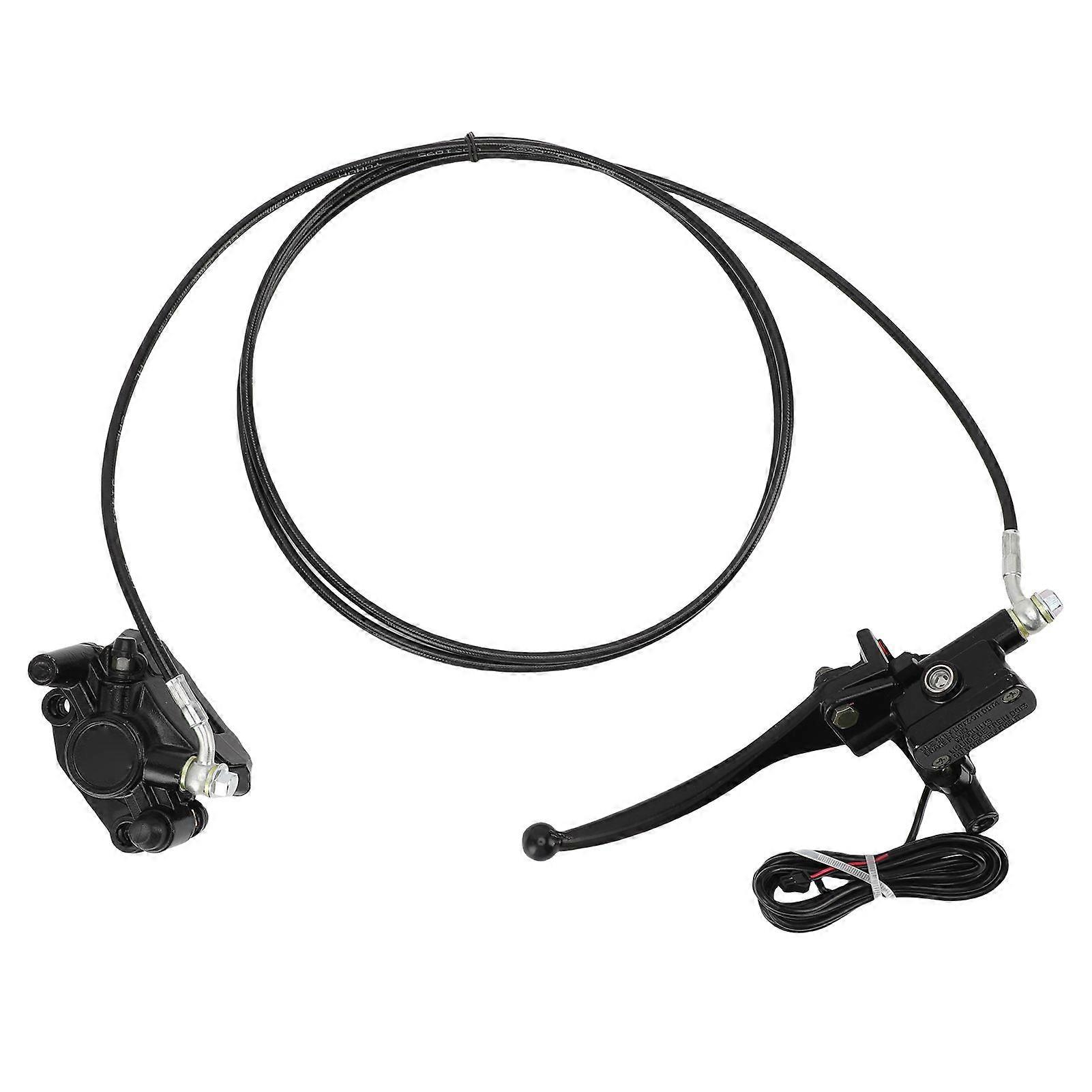 Rear Brake Assembly Improve Braking Performance Optimized Safety Brake Caliper Handle Lever Line for Electric Scooter NO.3217