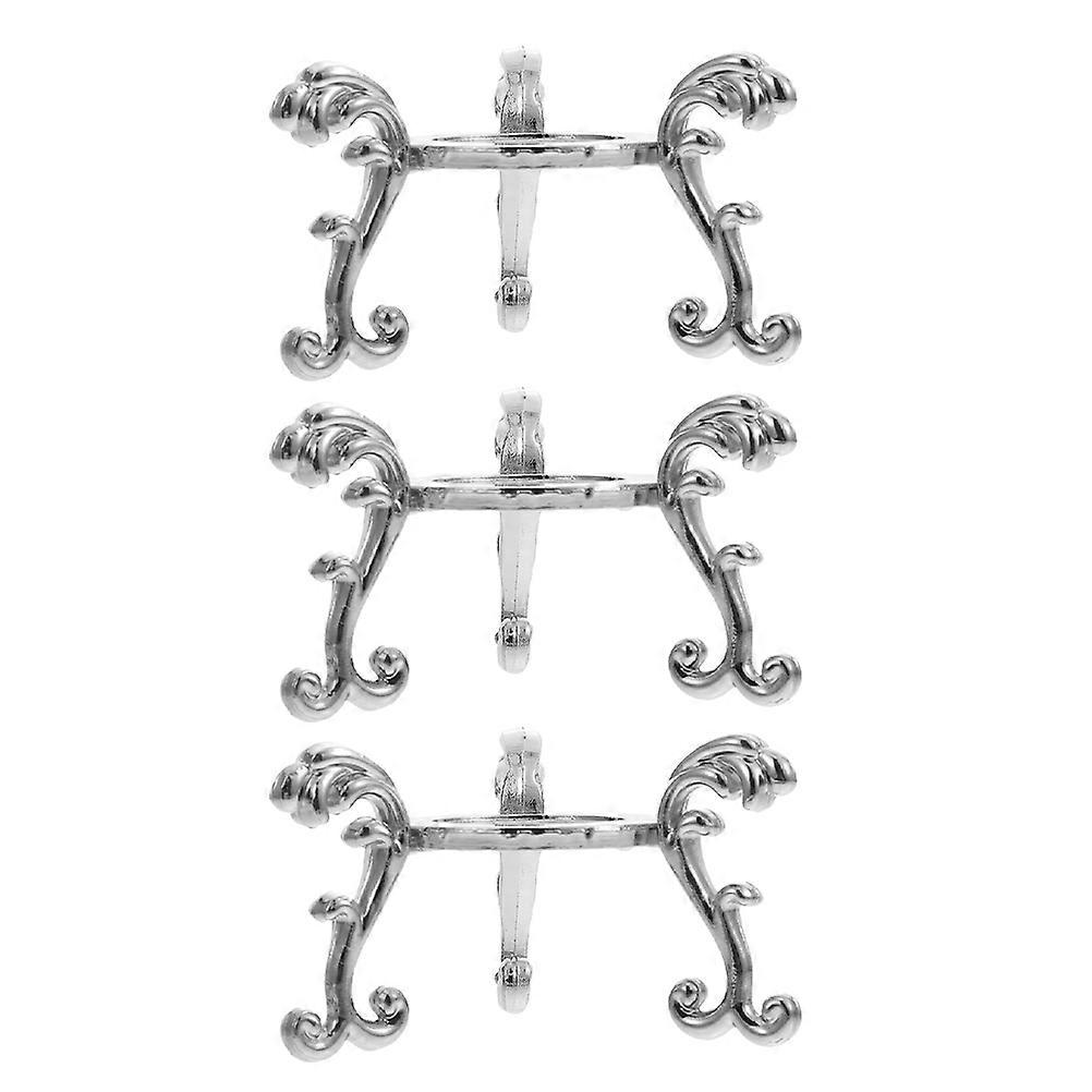 Metal Gazing Globe Display Stand Crystal Ball Holder for Display 9Pcs