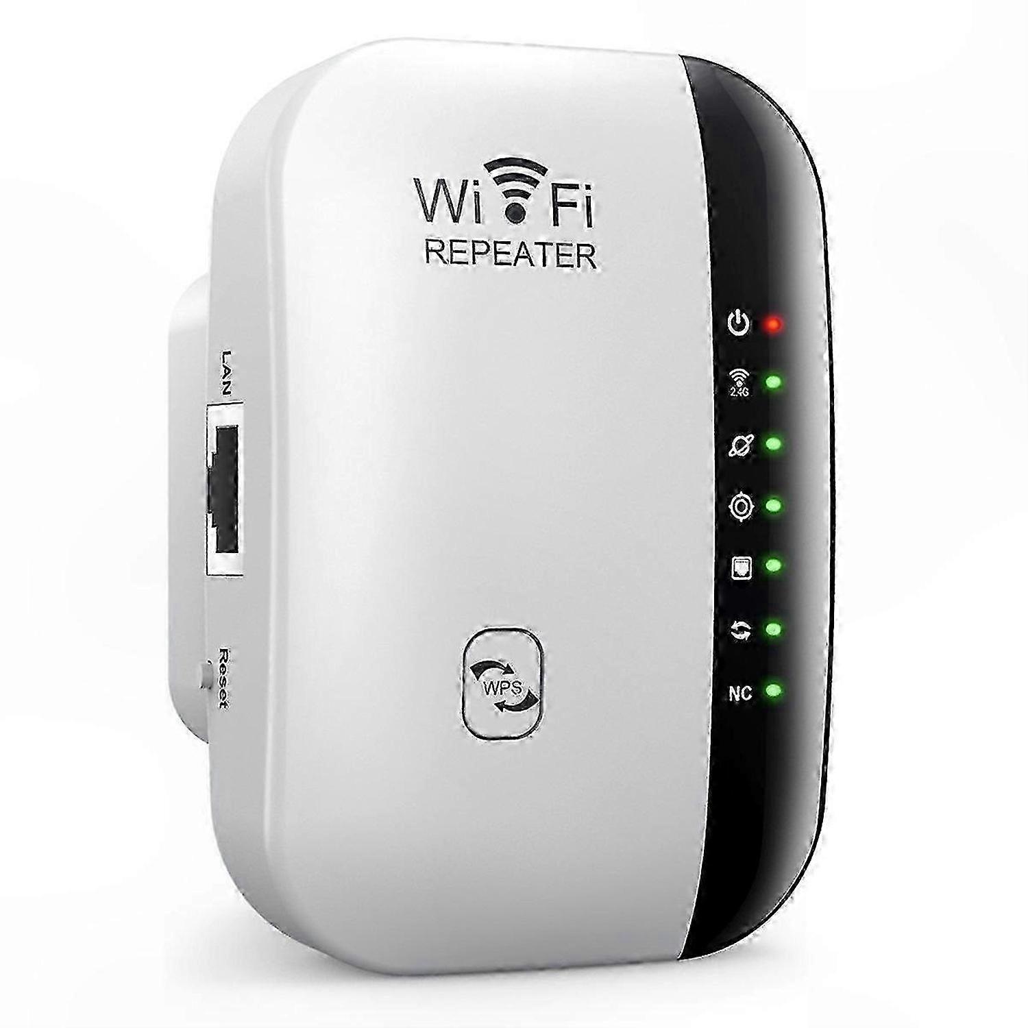 Wireless WiFi Repeater with Built-in Antenna for Network Extension and Signal Amplification