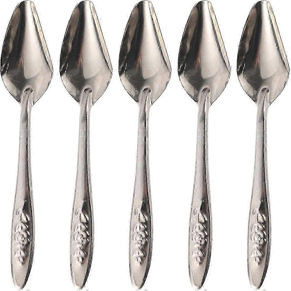 כפות האכלה לציפורים 5 חבילות נירוסטה תוכי מזין כף כף בית גידול ראש כף קטן ללא דליפת מים