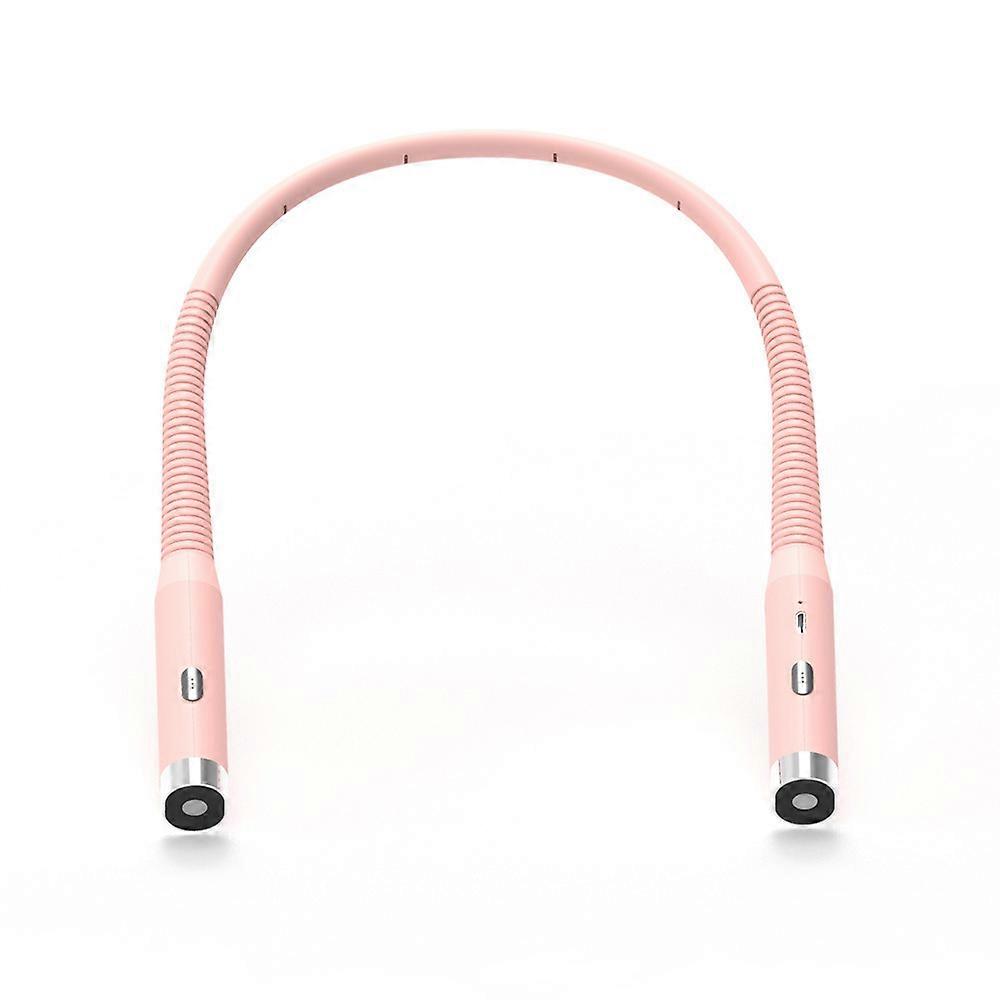 ZENGO Neck Reading Light, Book Light for Reading in Bed, 3 Colors, 6 Brightness Levels, Bendable Arms, Rechargeable, Long Lasting(pink)