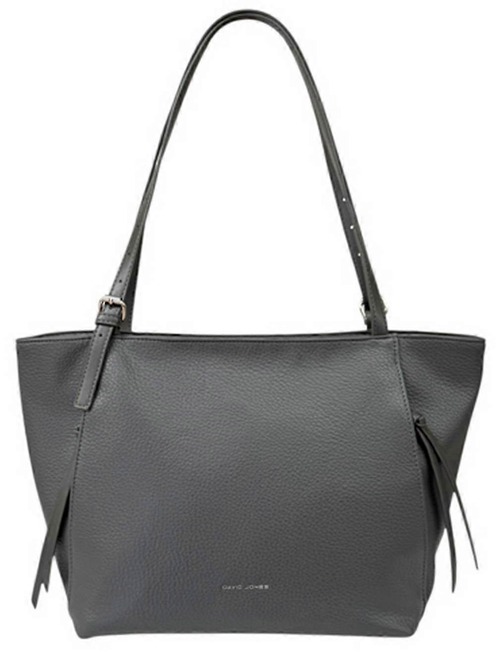 David Jones Medium Shopper Bag - Battleship Grey