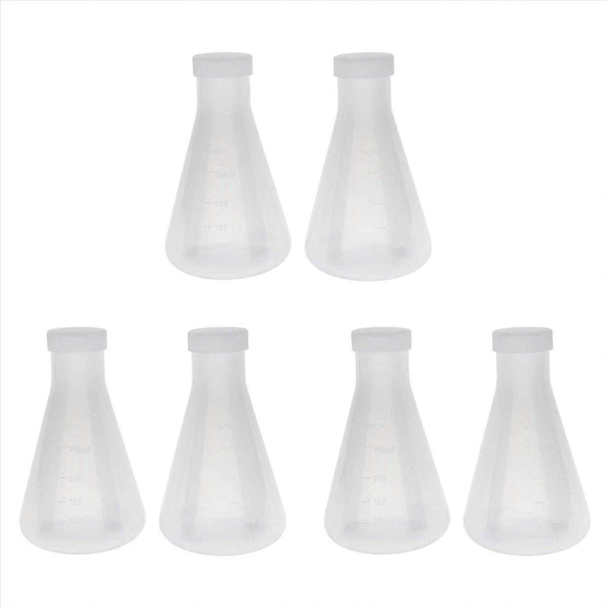 Laboratory Graduated Conical Flask,Two Bottles of 250Ml