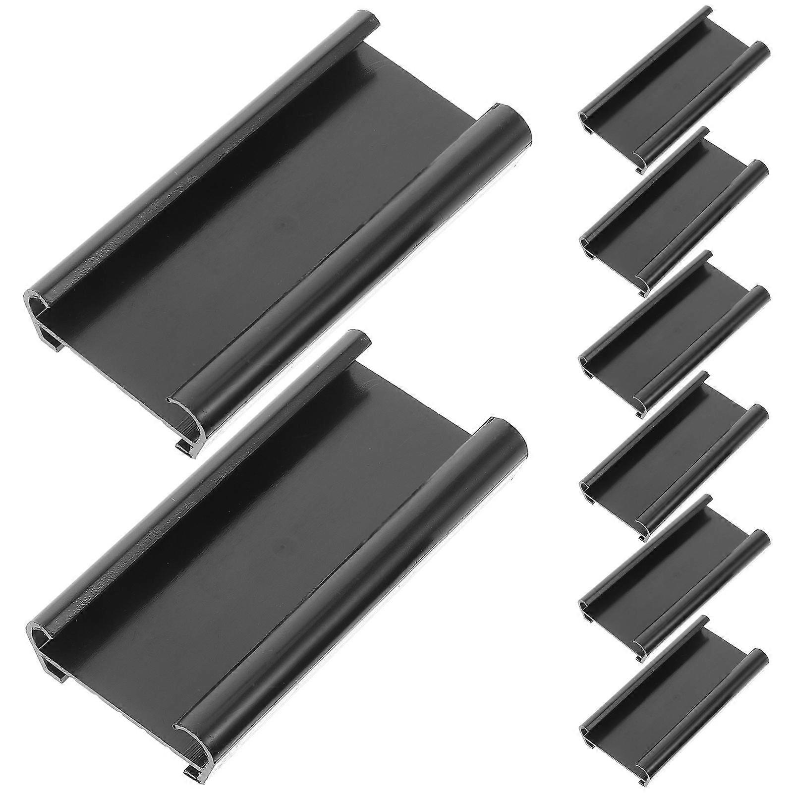 Plastic Shelf Label Holders Store Rack Sign Display Holder 10Pcs