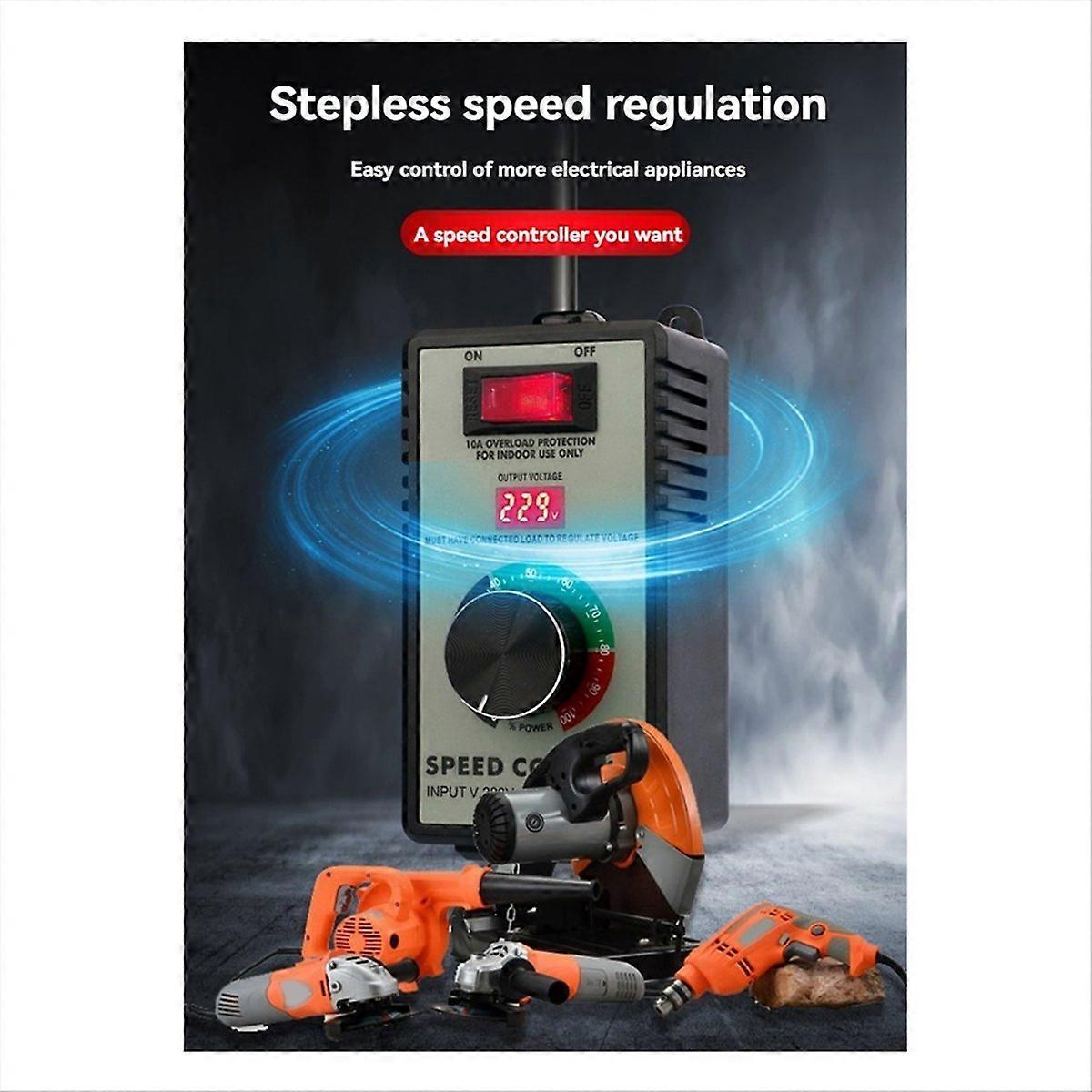 4000W Variable Voltage Regulator Grinders Controller UK PLUG