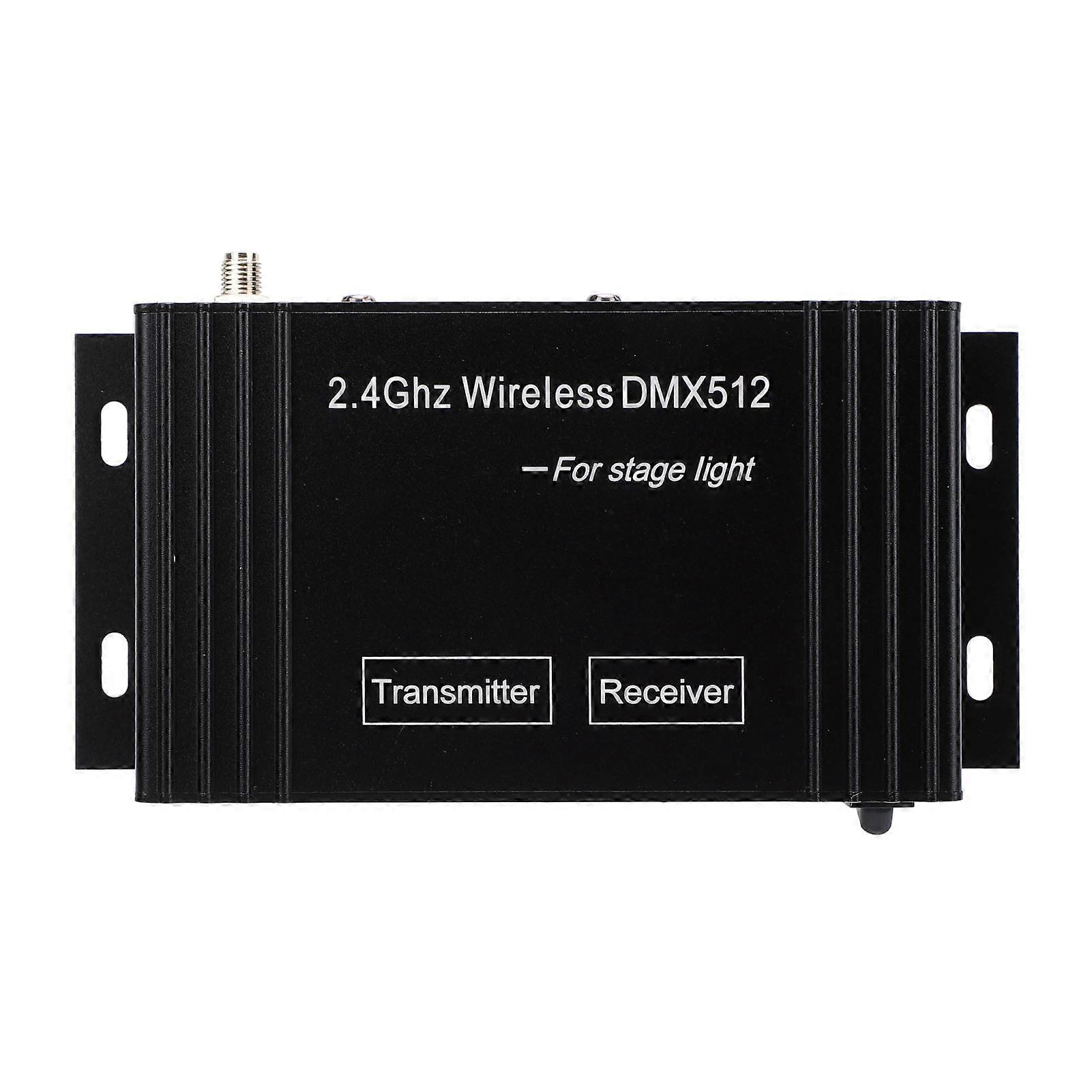 2.4G Wireless Transmitter Receiver with LCD Display 512 Protocol Lighting Dimmer Controller for Disco DJ Party Light 