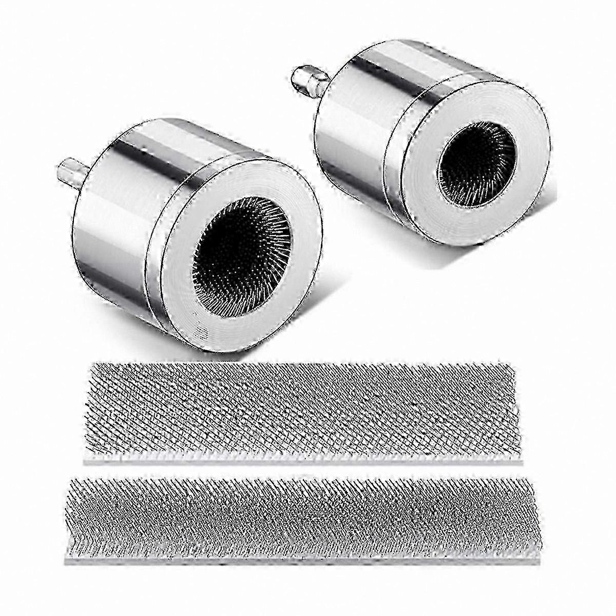 2-Pack Copper Pipe Cleaning Kit with Replaceable Brushes for Drill-Compatible Tube Maintenance