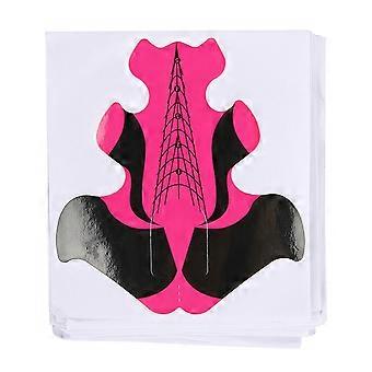 100pcs Nail Forms for Nail Extension UV Builder Paper Tray Nail Art Accessories