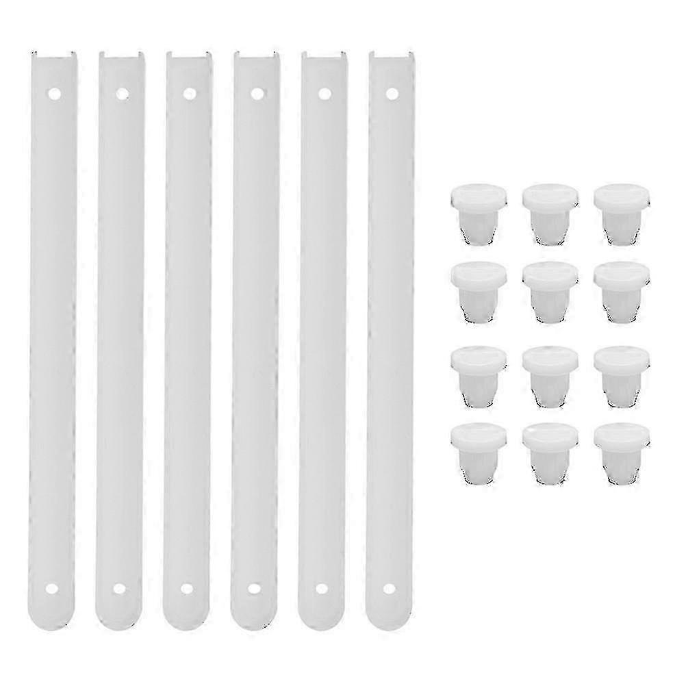 3 Sets Plastic Drawer Slides Drawer Replacement Parts Drawer Rails Drawer Track Rails Edition 0722