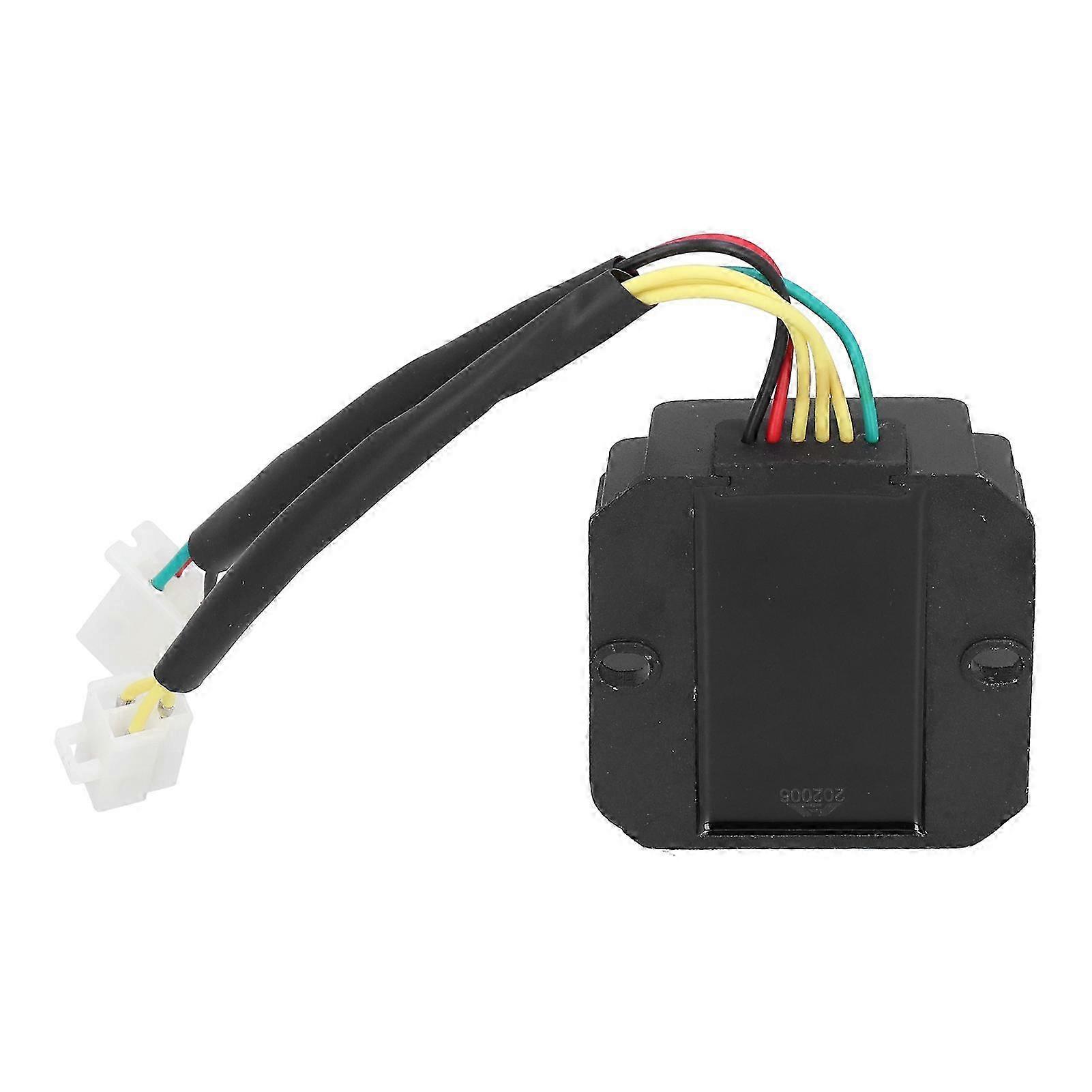 6-Wire Voltage Regulator Rectifier Replacement for 250cc Scooters, Mopeds, Quads & ATVs