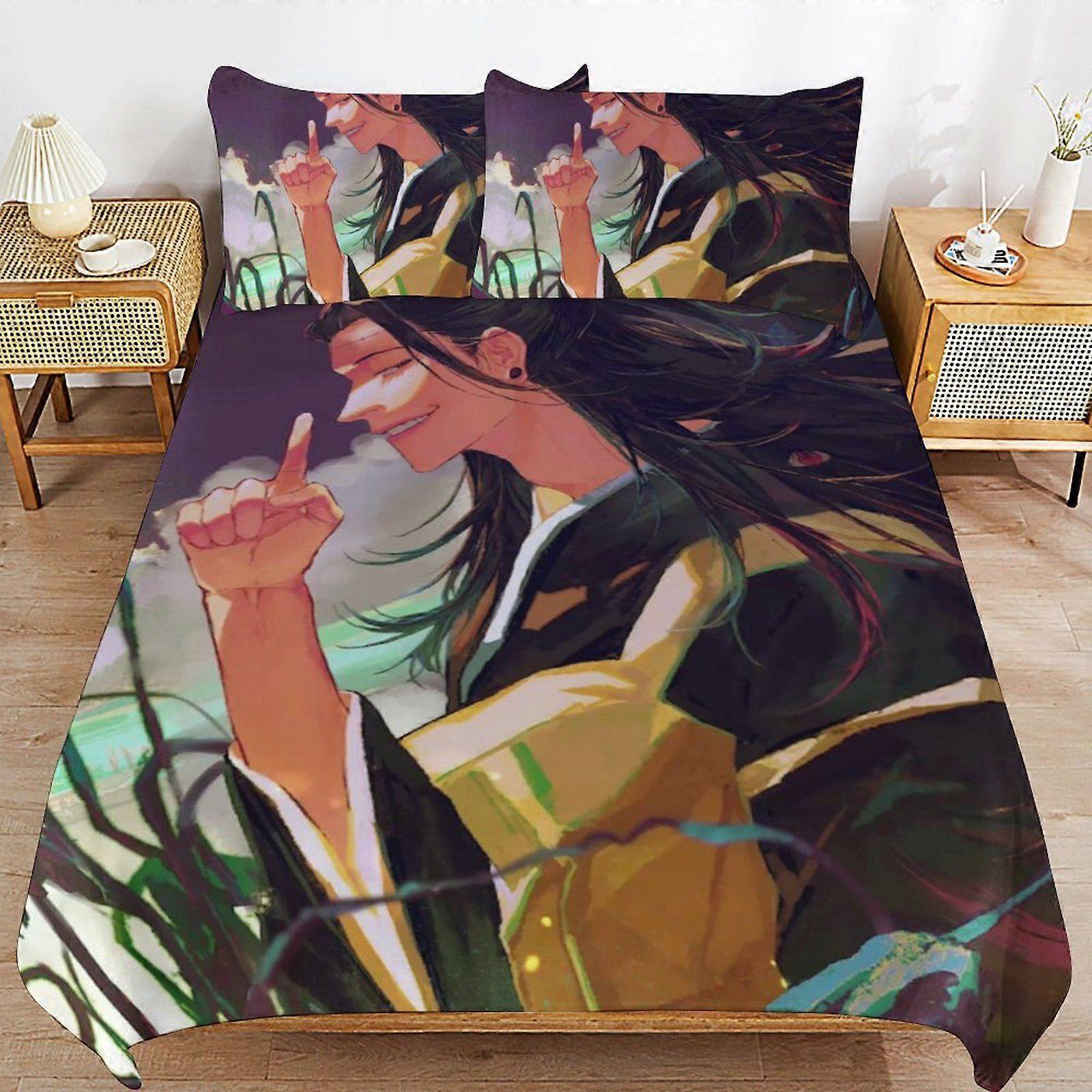 r299  Jujutsu Kaisen Warm Sleep Support Easy Handling Soft Build Hotel Grade Structure Duvet Cover Sets Routine s299