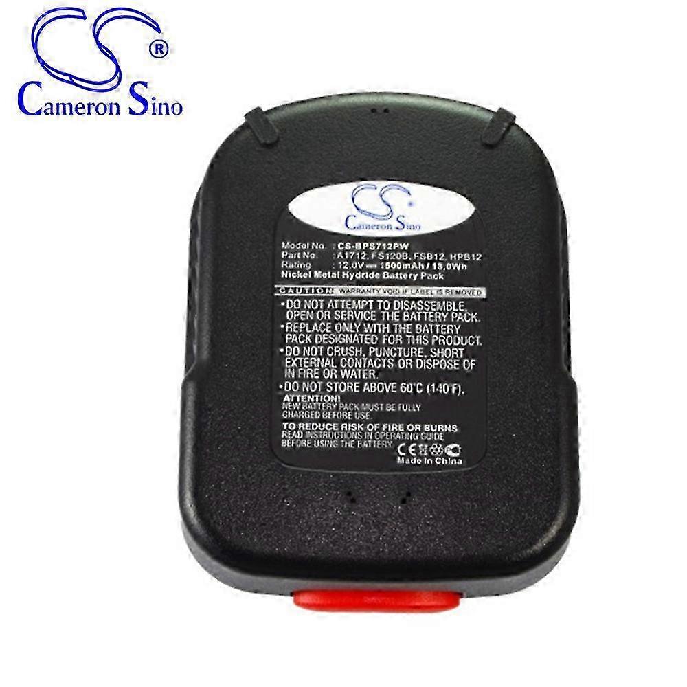 Cs Applicable To Black Decker Bd12psk Epc126 Battery For Electric Tools Fsb12
