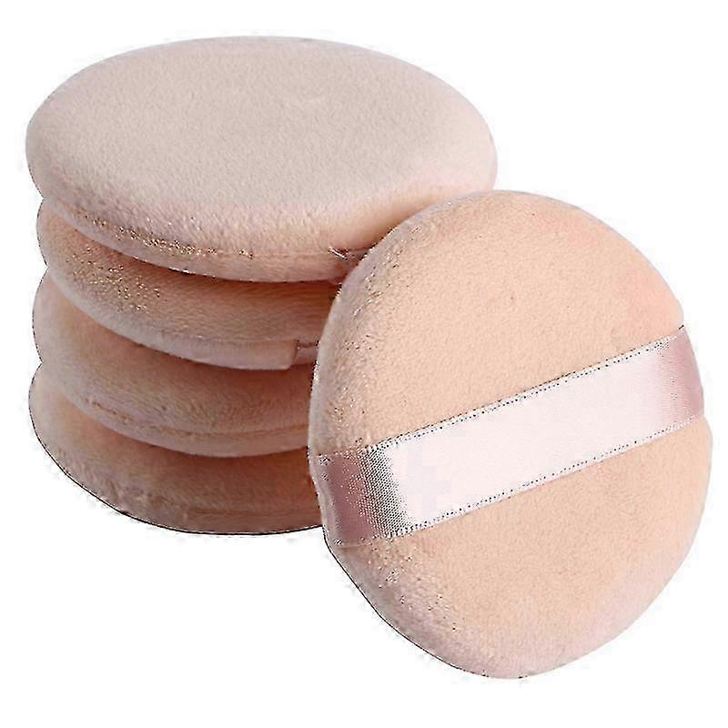 5 pcs Round Makeup Puffs Small Makeup Puff Portable