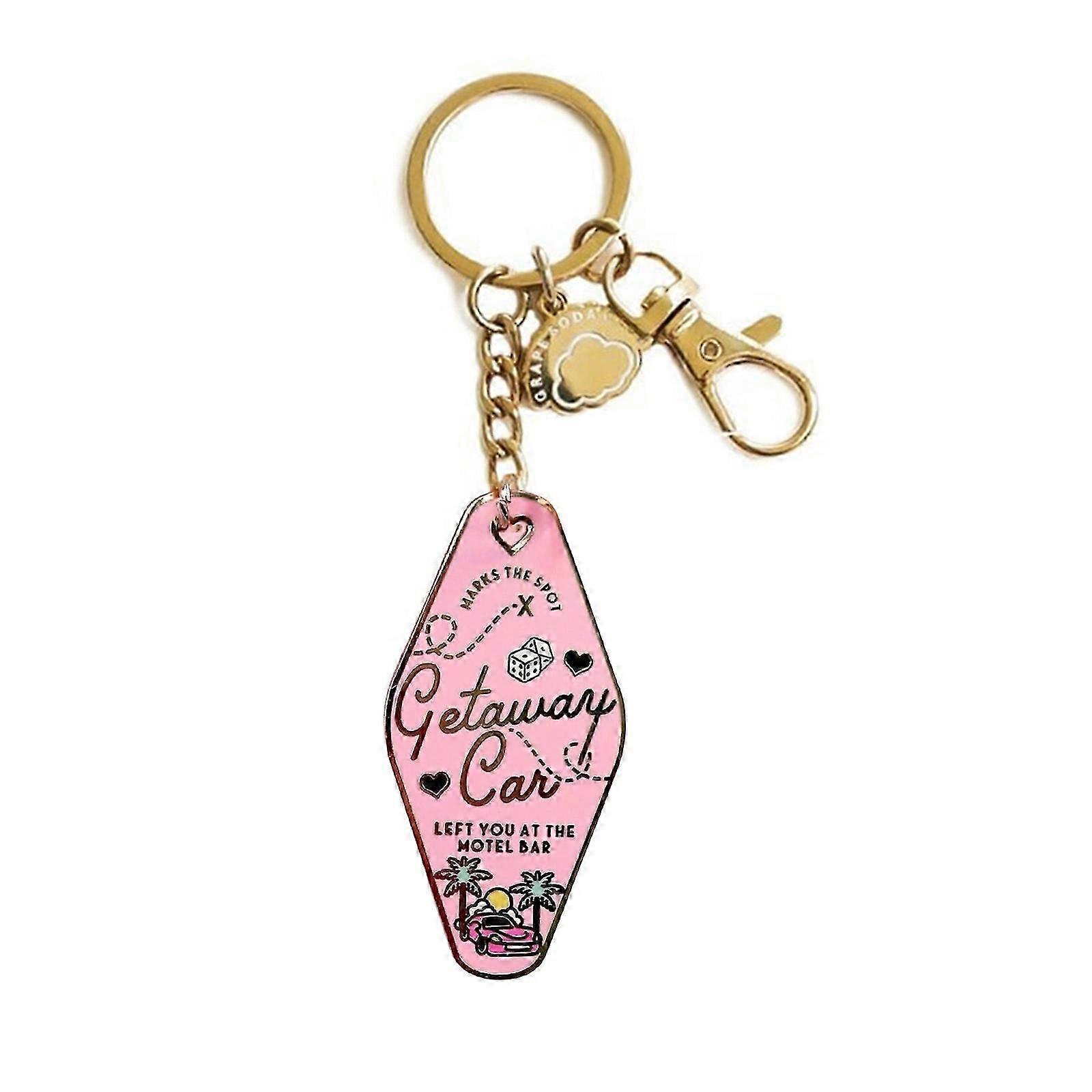 Convenient to Use Escape Car Keychain Distinctive Bag Pendant Portable Hanging Pendant Present for Youthful Car Owners