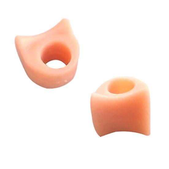 2Pcs Toe Straightener Comfortable Multi-sizes Silicone Bunion Relief Gel Toe Separator for Elder
