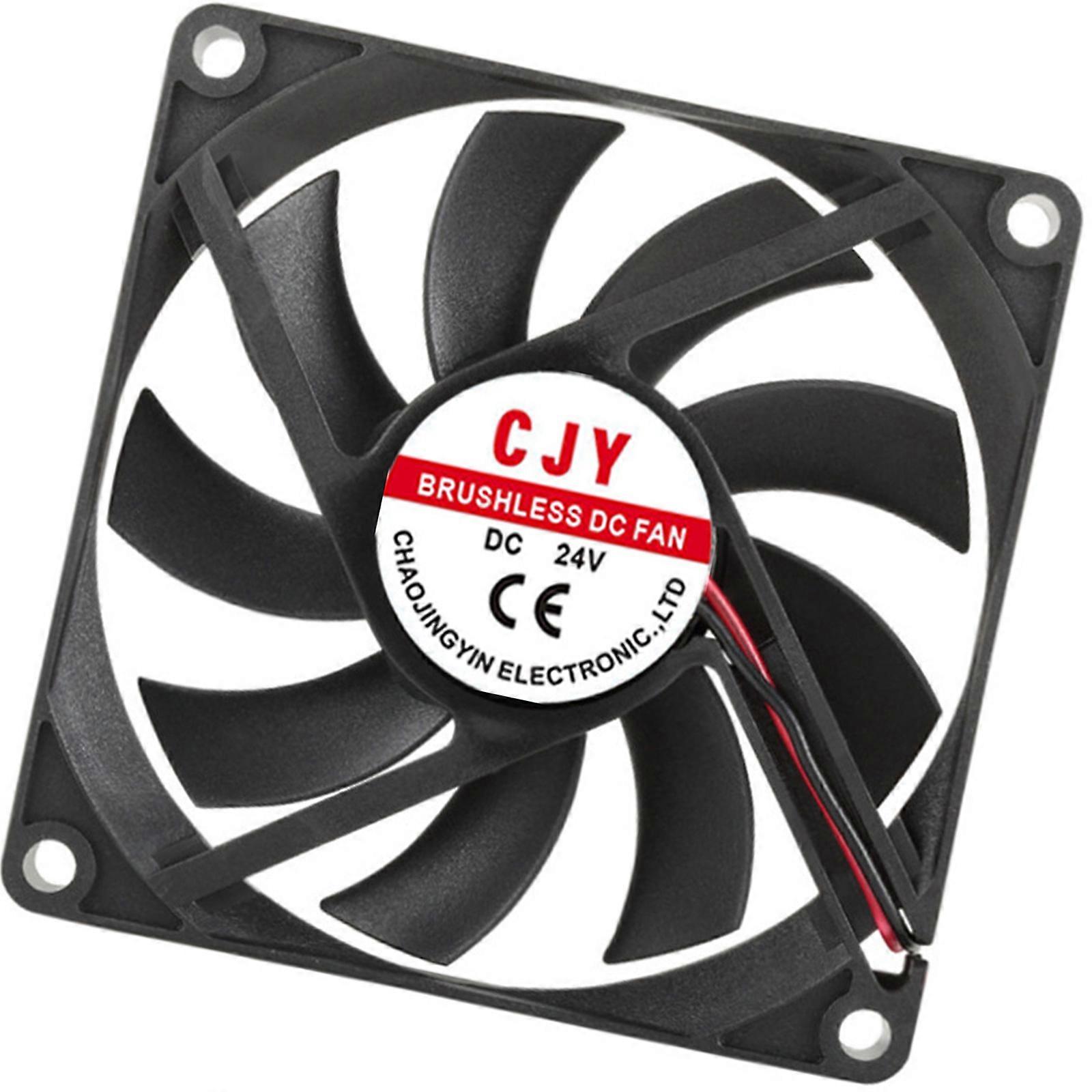 80mm 5V/12V/24V Quiet Computer Fan PC Fan For Computer PC Case GPU CPU Cooling Radiator Cooling Accessories Multicolor