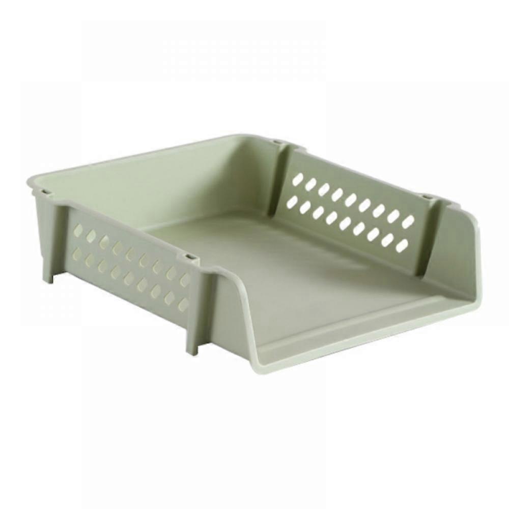 Office Desktop A4 File Box Home Bathroom Toilet Storage Rack Can Be Superimposed Layered Plastic File Shelf