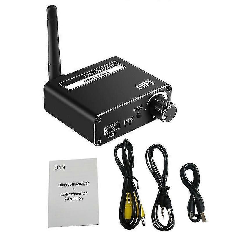 Bluetooth-compatible 5.0 Receiver Audio Component Amplifiers Audio Converter