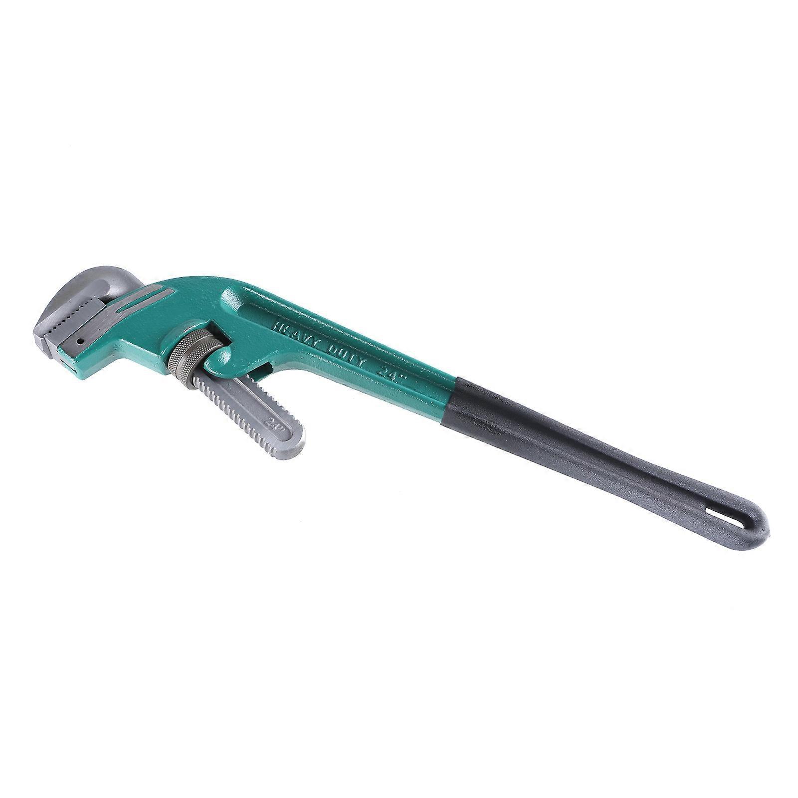 12/14/18/24inch Professional Offset Pipe Wrench Heavy Duty End Pipe Wrench Handle Adjustable Plumbing Wrench Tool Multicolor