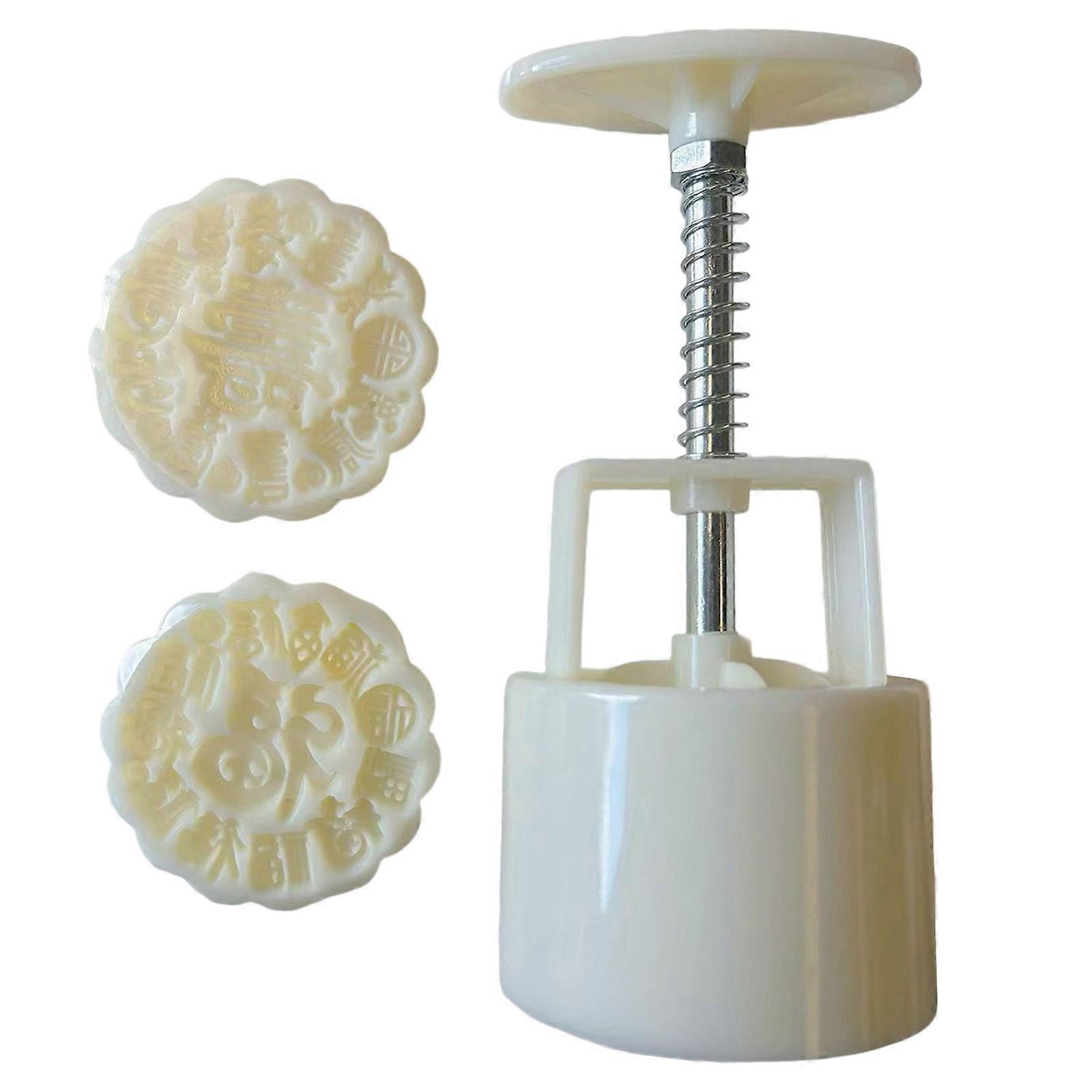 Permanent Environmental Friendly Baking Tool For Bean Pastries Mooncakes With Complex Incised Plan Multicolor