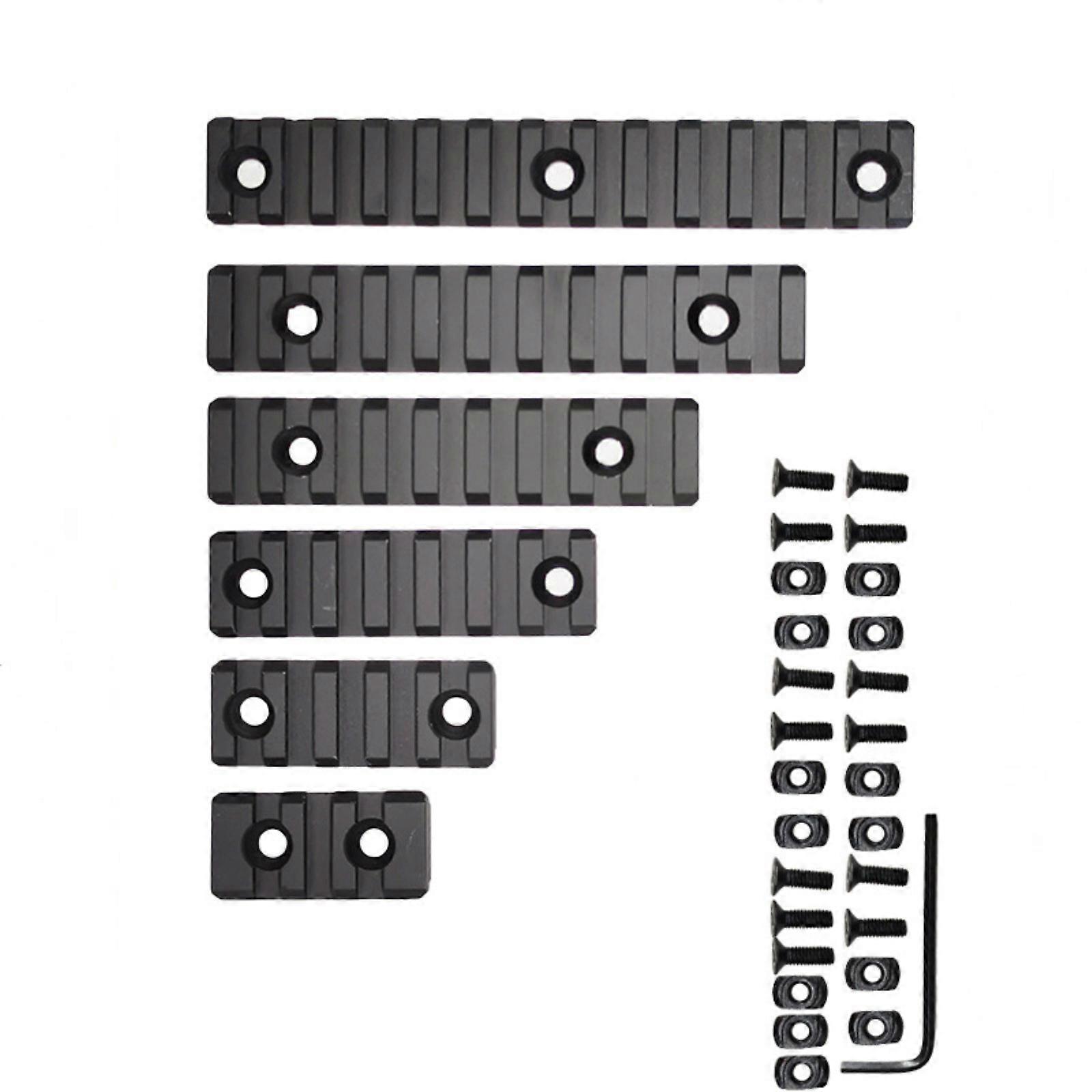 Reinforced Multiple Size Adjustable Offset Rail Bracket Stand Support for Tactically Light  and Outdoor Equipment Multicolor