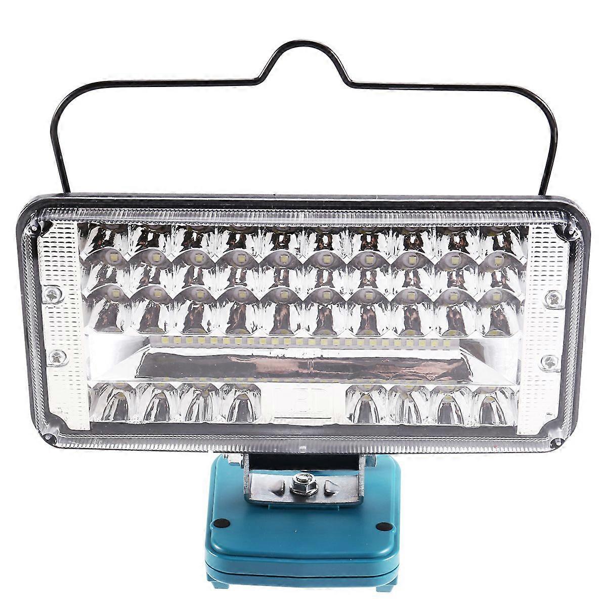 7 Inch Portable LED Floodlight for 18V Lithium Batteries Dual Lighting Modes Emergency Light PD18W F