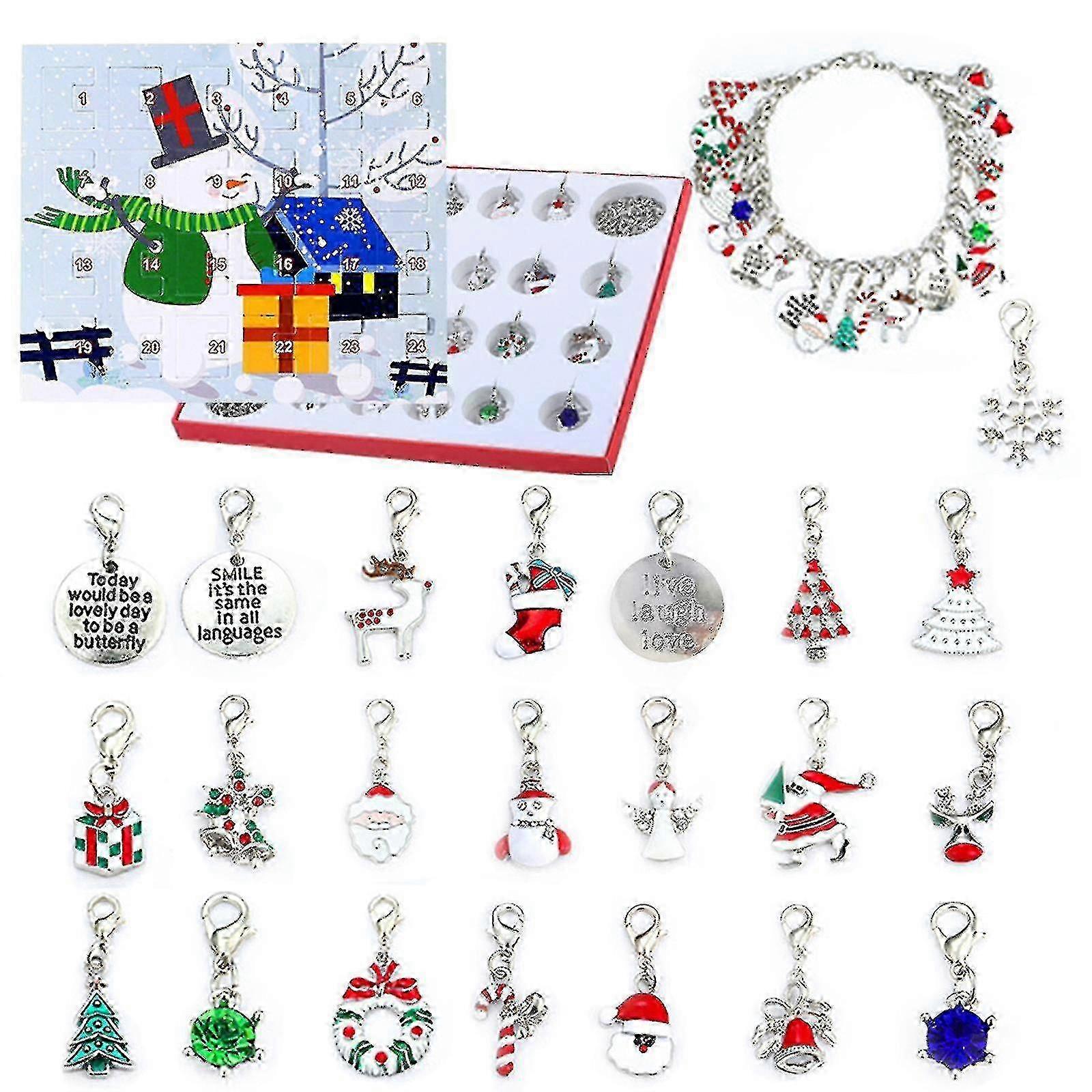 Festive Advent Calendar for Christmas Countdown with Ornaments