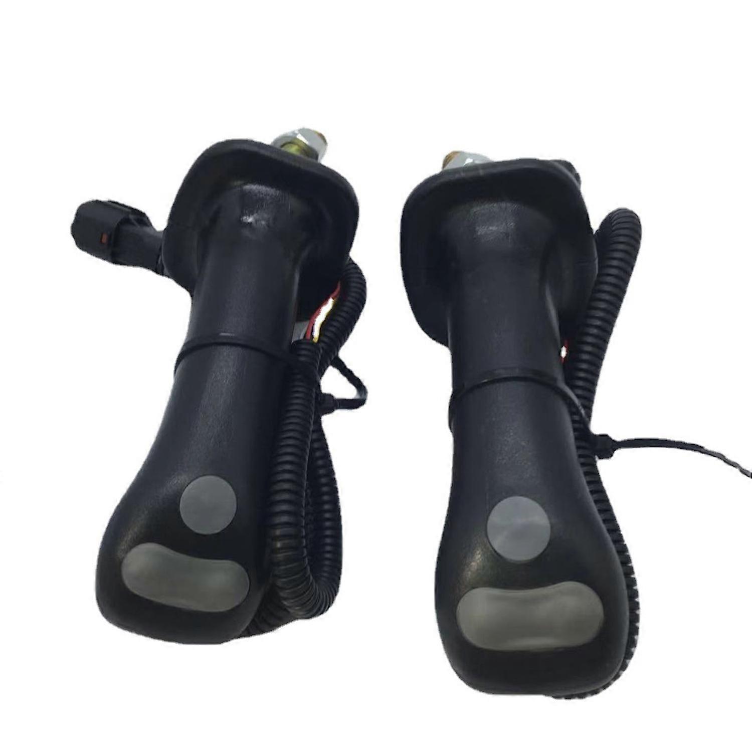 2PCS Excavator Joystick Handles Ergonomic Grip Precise Control Button Handle Excavator Joystick Kit 