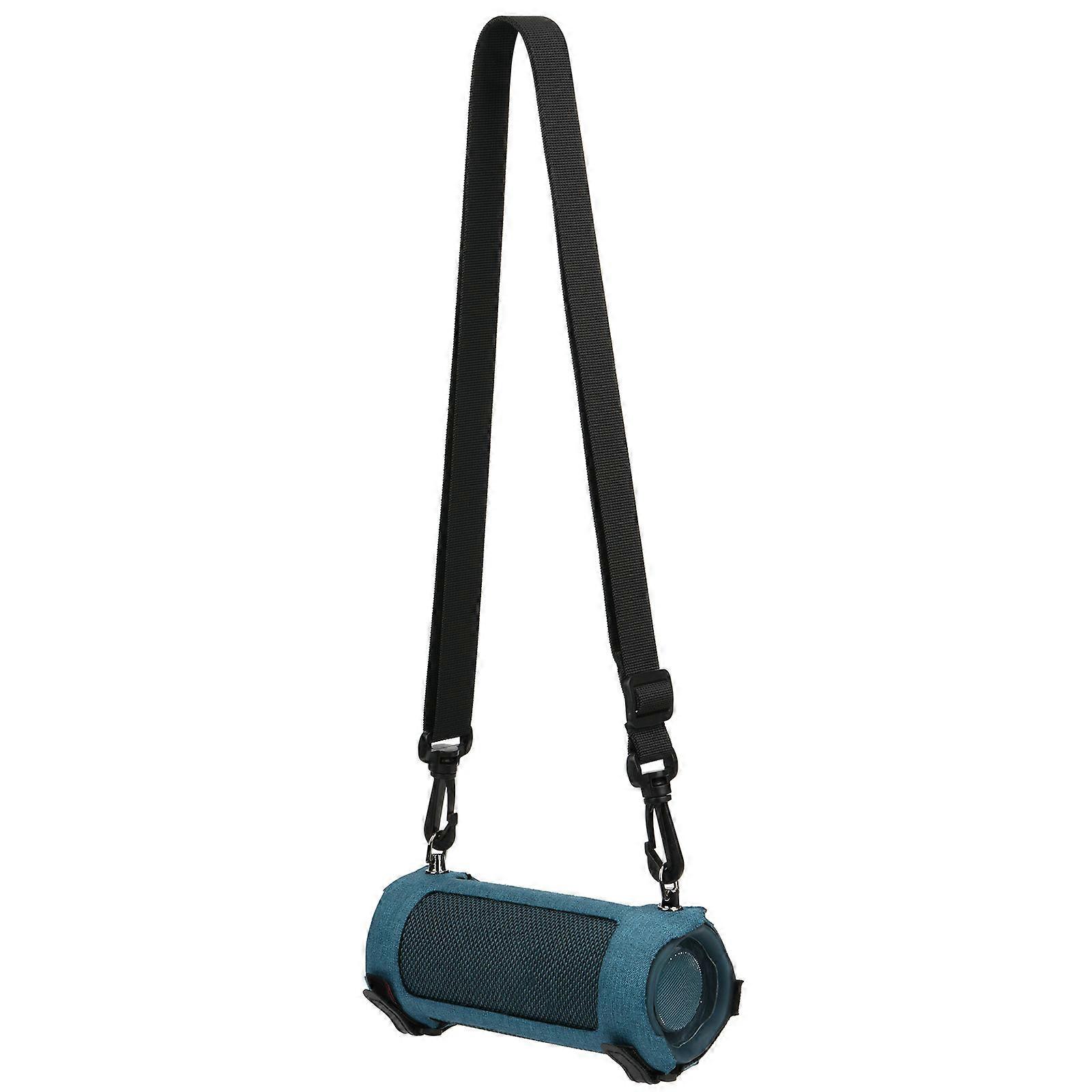 Hard EVA Case Protective Sleeve with Shoulder Strap for Flip 6 Wireless Speaker Travel Carrying Storage Bag  Blue