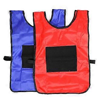 Velcro Spiel 2 Zielwesten mit 10 Velcro Bällen Wurfspiel mit Klebejacke Klettball Weste Set für Kinder