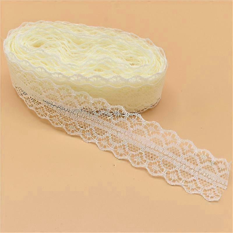 DIY Embroidered Lace Ribbon for Sewing - 10 Yards Net Fabric Trim