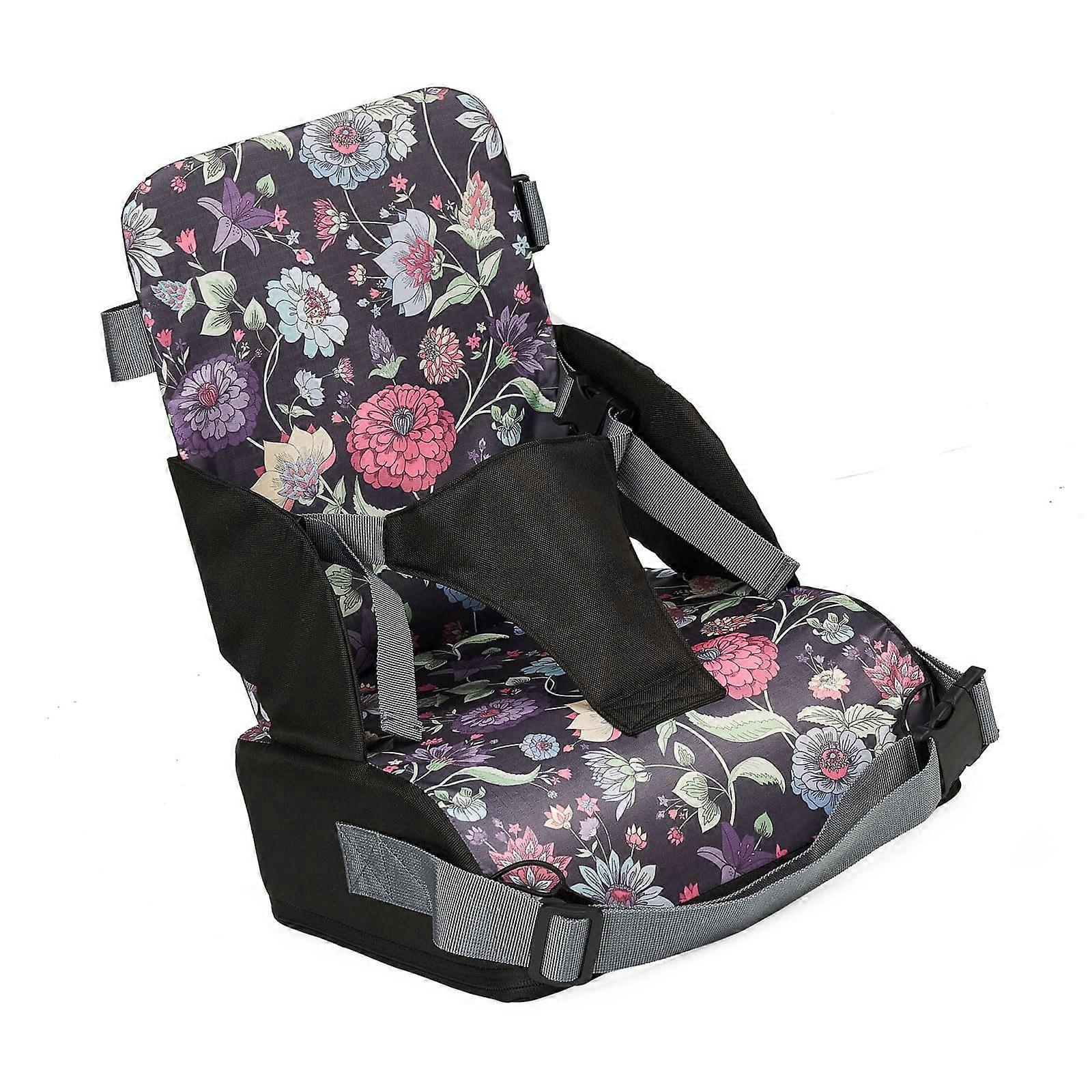 Portable Seating Cushion for Baby Dinning Table, Easy Cleaning Cushion Pad, With Comfort Backrest, Highchair Compatible