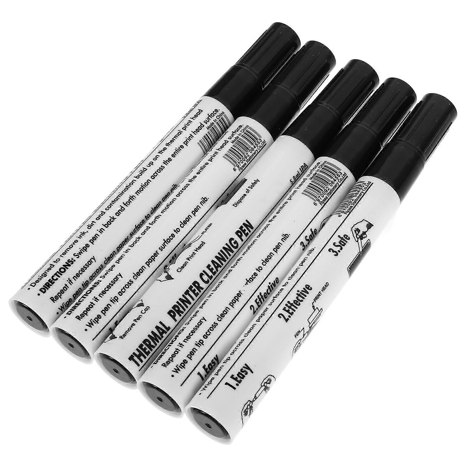 Reliable Printer Cleaning Pen for Printhead Maintenance 5Pcs Multi Color