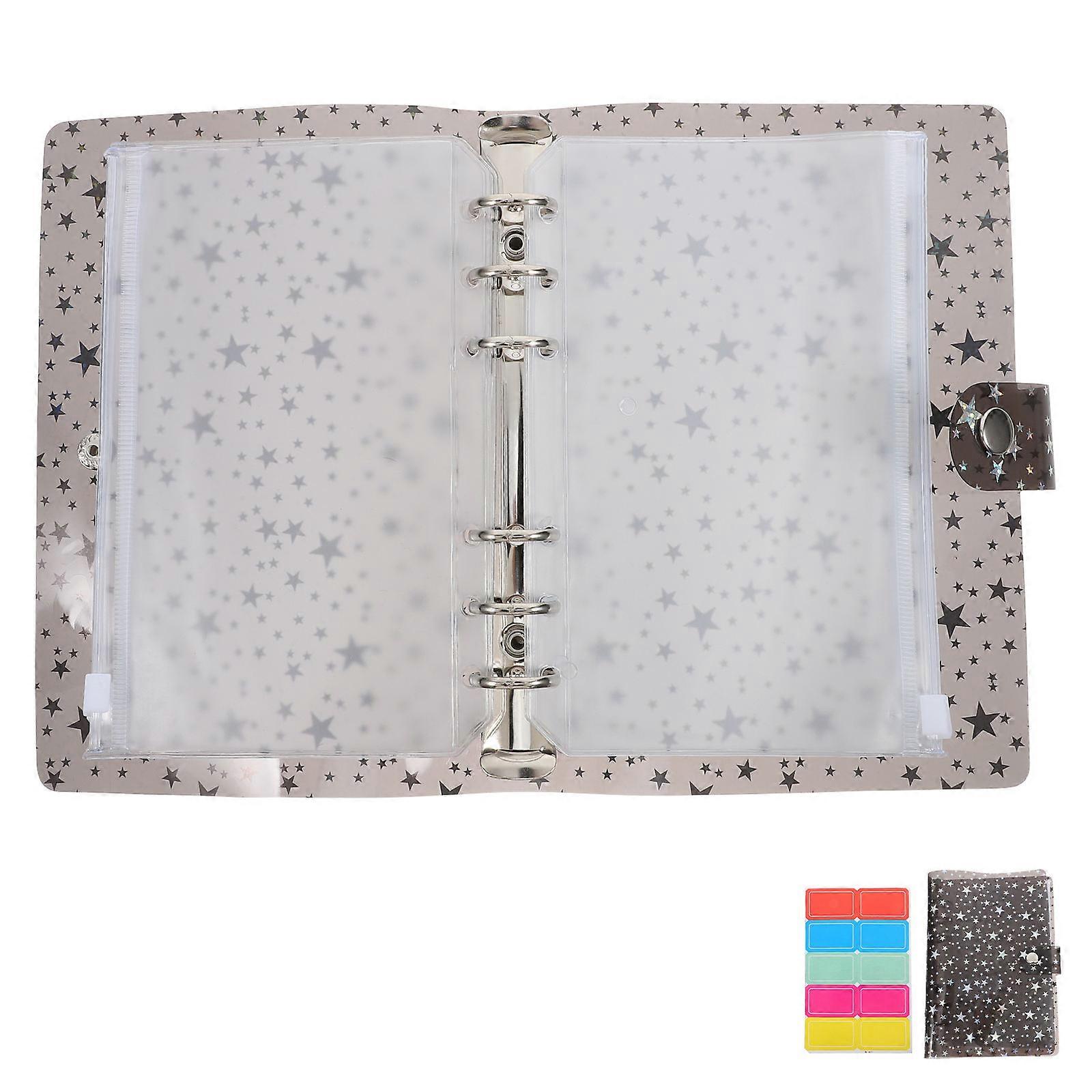 Budget Planner Binder for Cash Saving with 1Set Black PVC