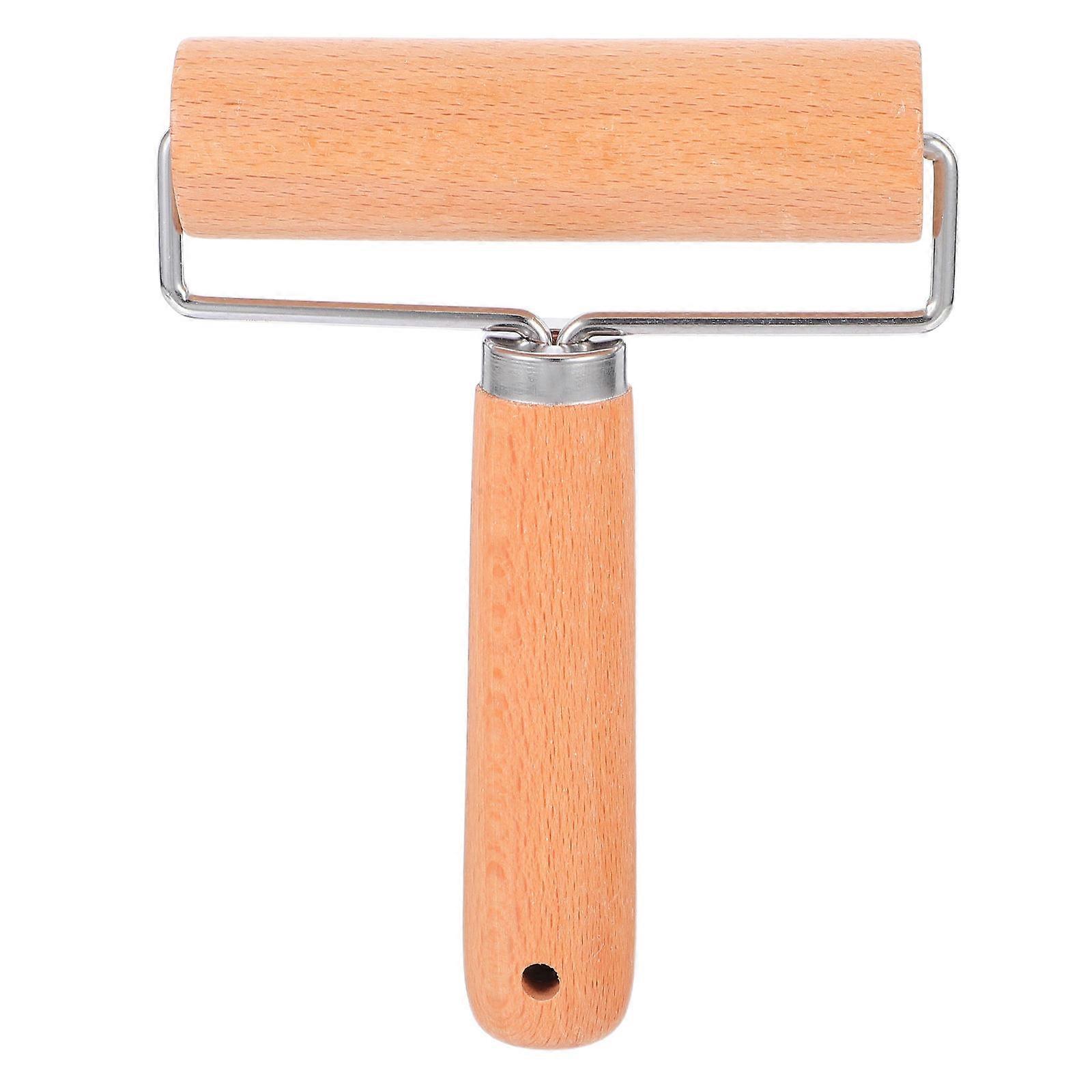 Khaki Wooden Rolling Pin for Dough Rolling Kitchen Tool