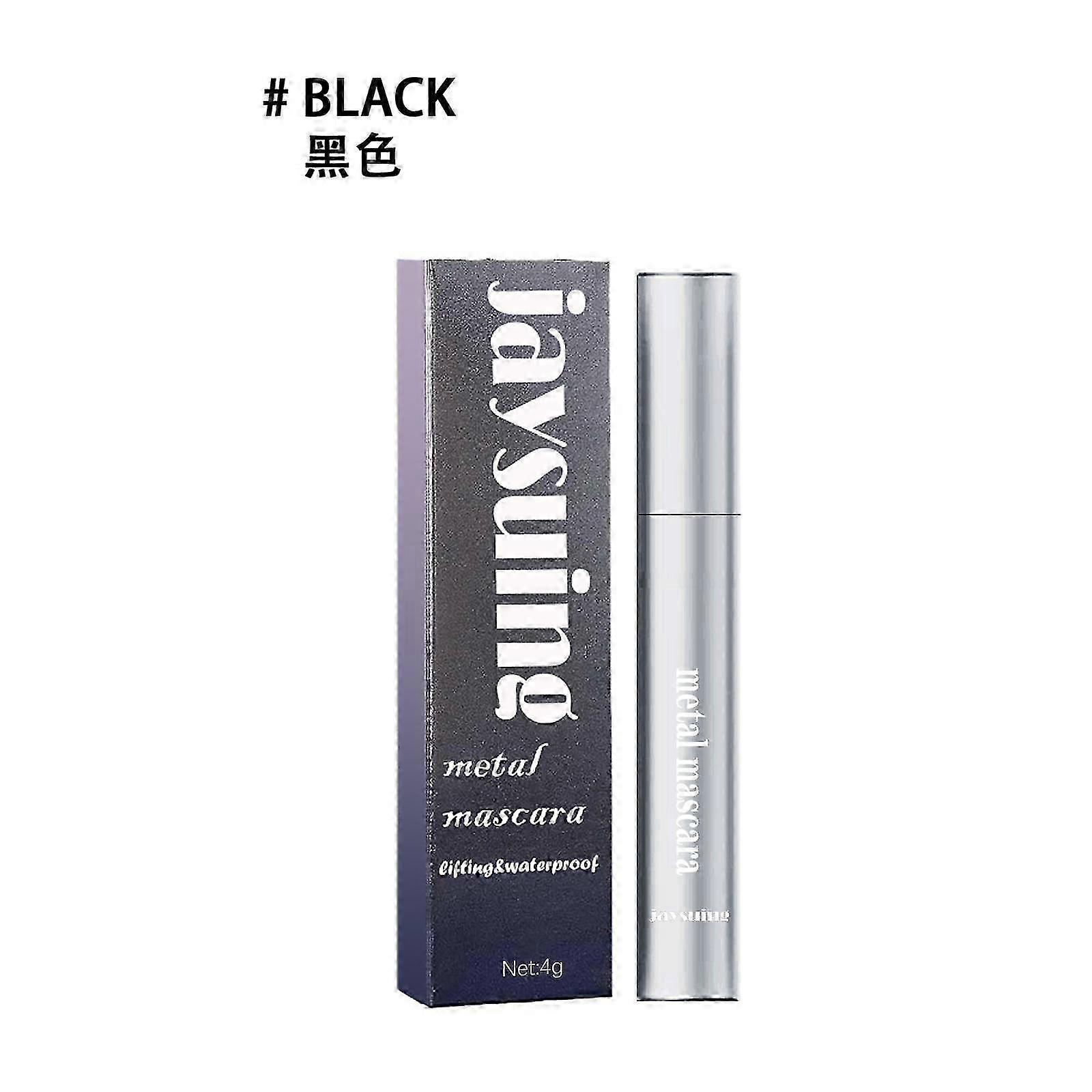 Jaysuing Curling Mascara Makeup Not Smudge Natural Long Thick Curl Shaping Beautiful Mascara