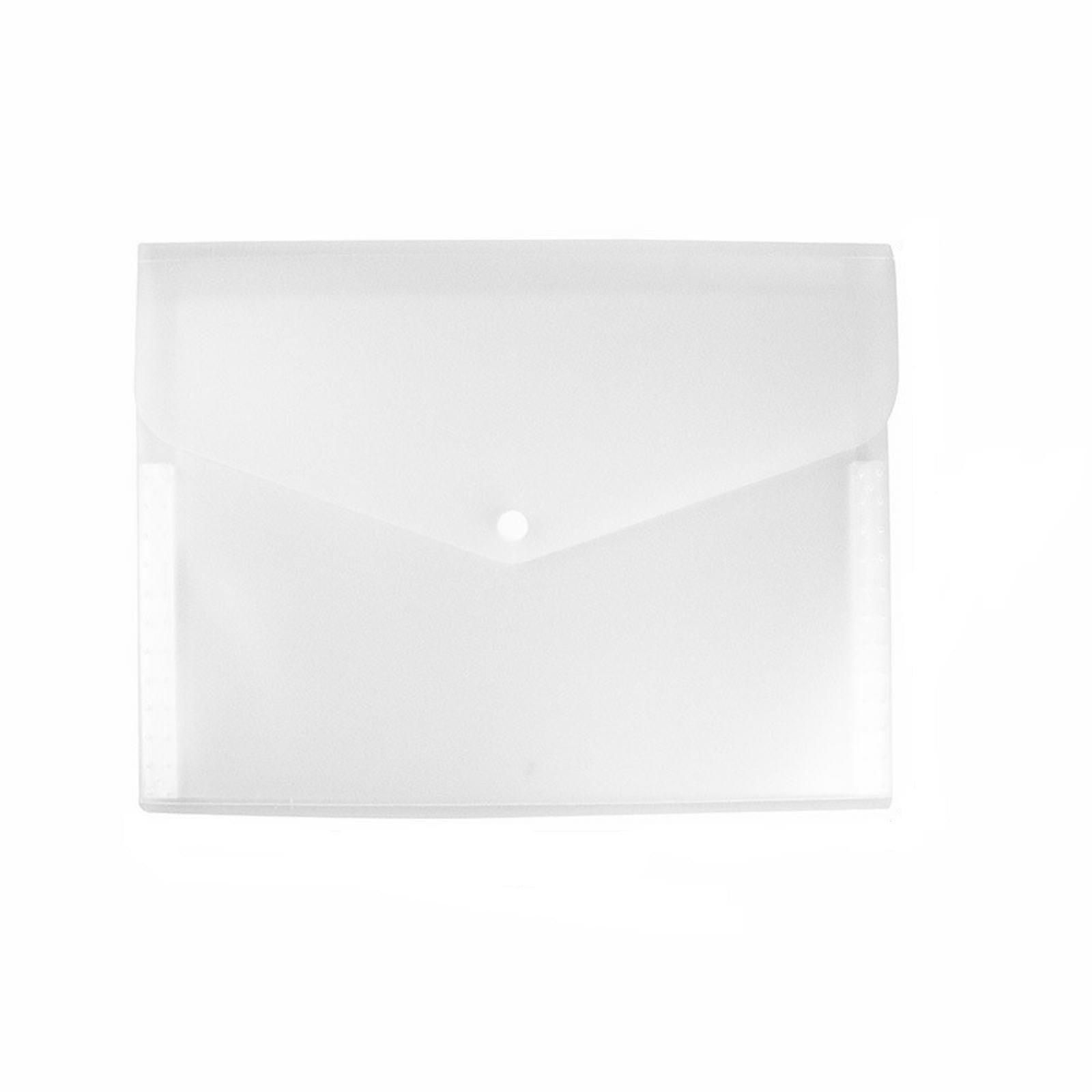 Clearance Expanding File Folder, 5-Pocket Plastic Document Folder with Snap Closure, A4 File Pouch for School Supplies