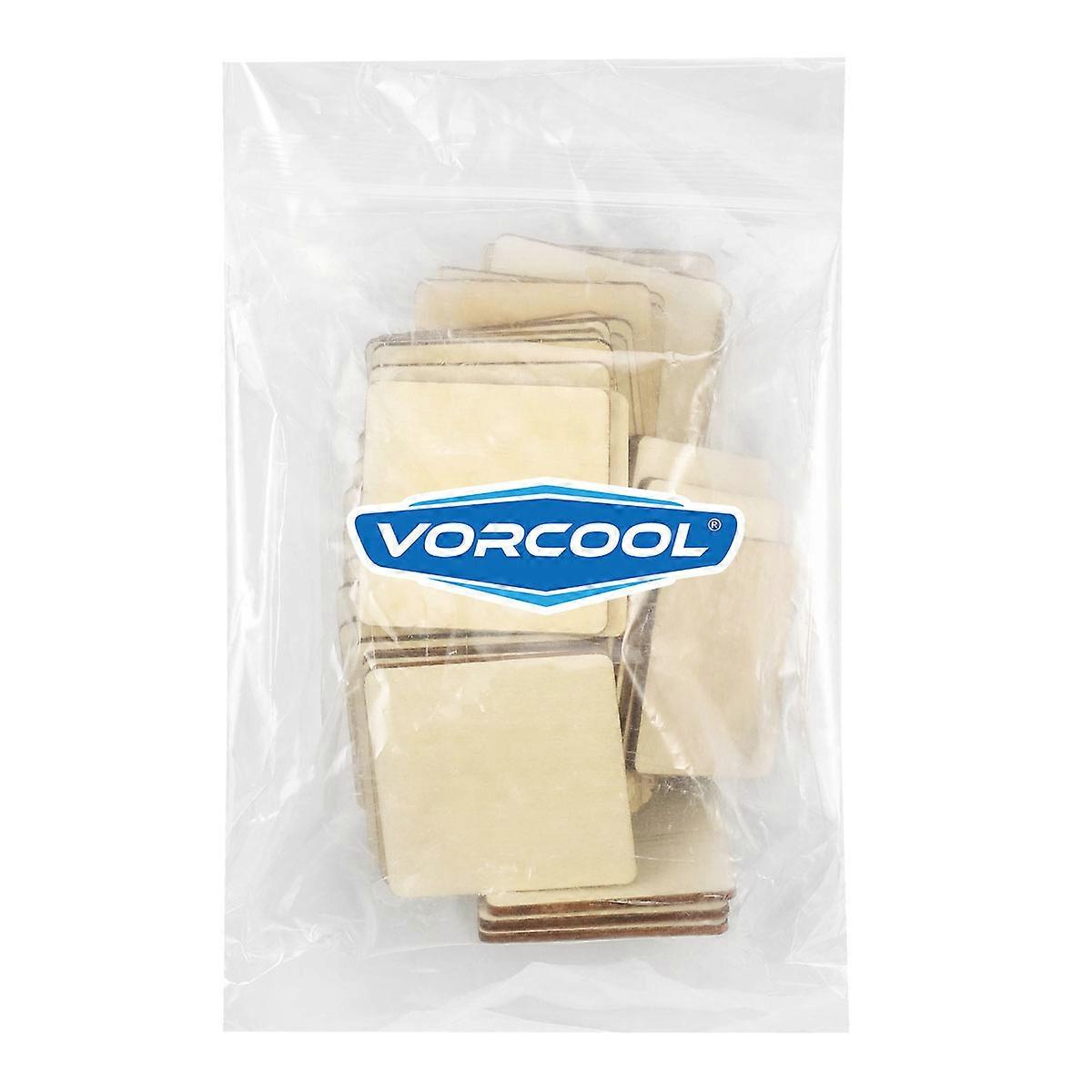 Wooden Cup Coaster Square Holder for Holding Cups 5Pcs Khaki Durable Solid Pad