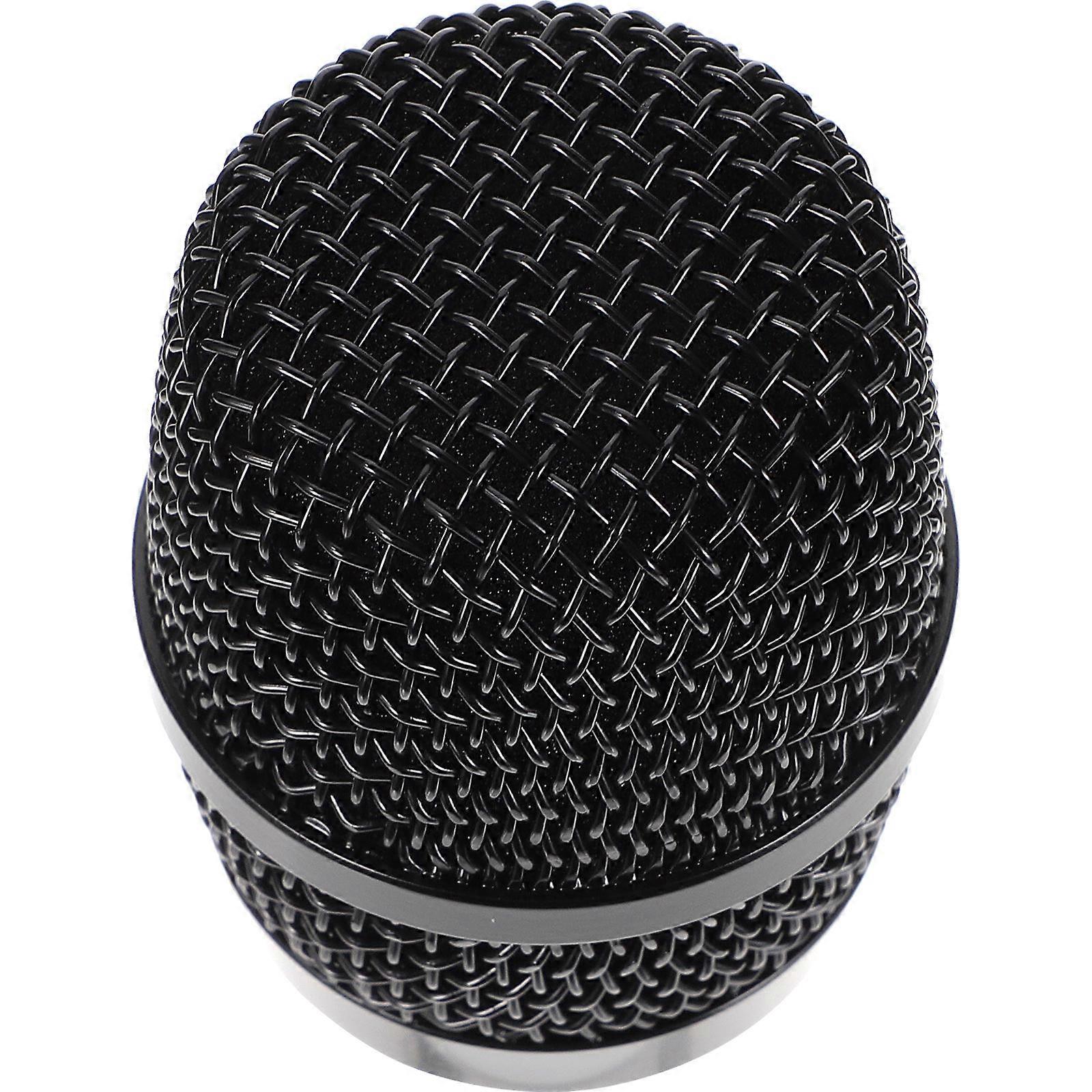 Microphone Metal Ball Head Replacement for 780 Bbs666 2Pcs Black Grille