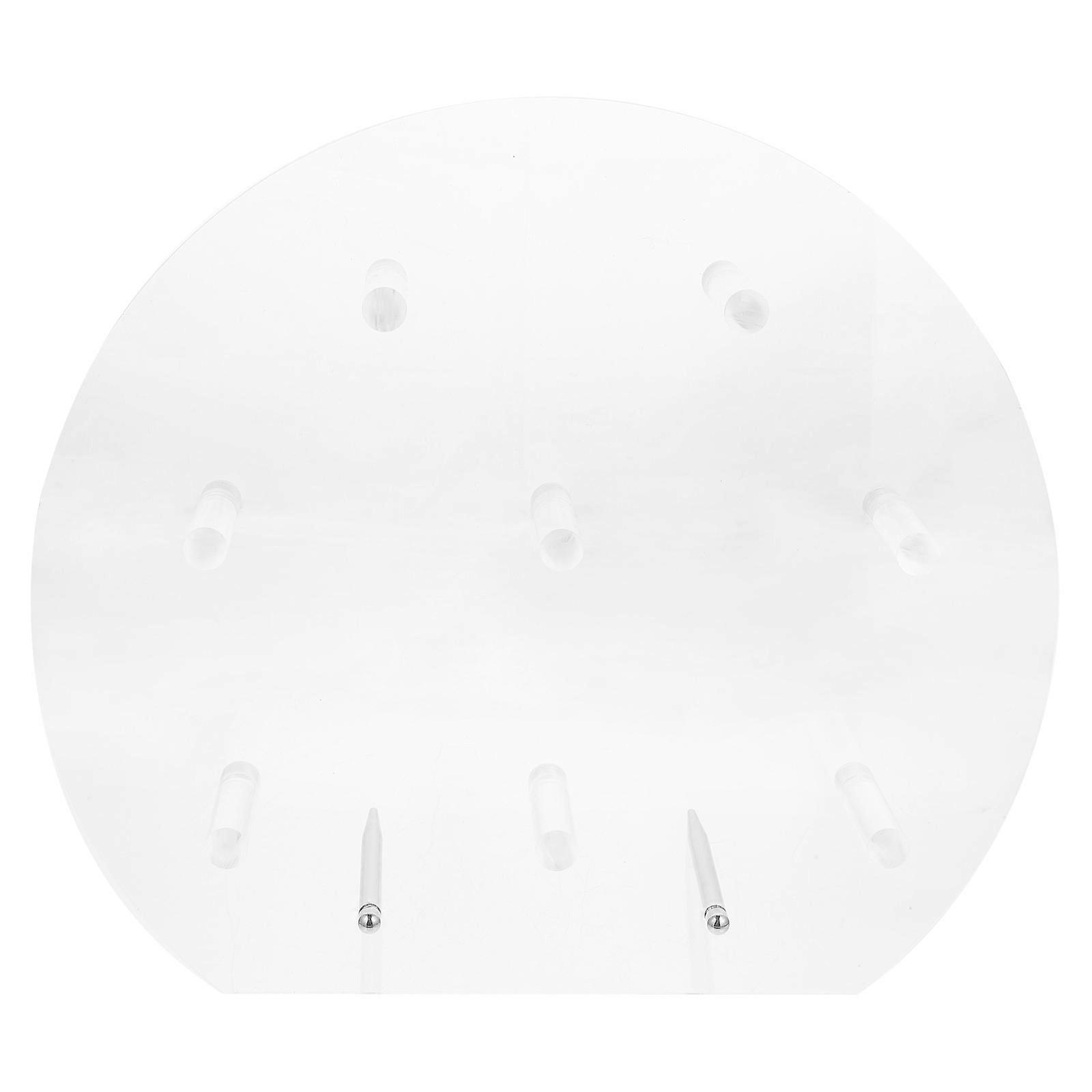 Acrylic Donuts Storage Stand Donuts Rack for Events 1Set White