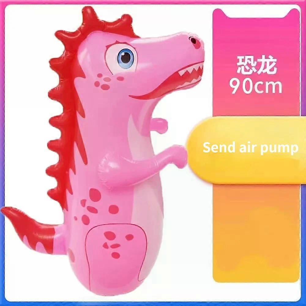 Inflatable Tumbler Large Dinosaur Dolphin Toy for Children's Stress Relief Exercise Puzzle Fitness Toy Games Sport Toys