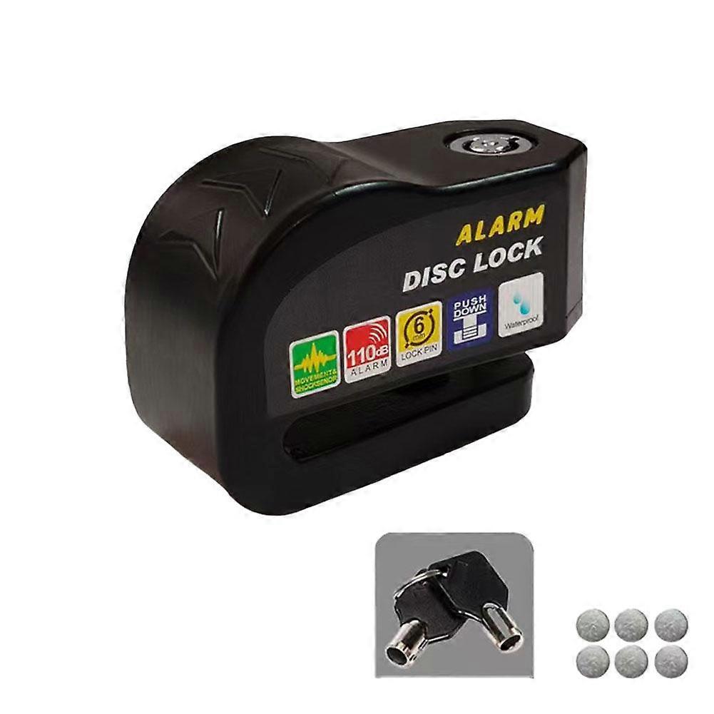 Motorcycle Anti-theft Lock Police Disc Brake Lock Safety Motorcycle Wheel Disc Padlock Waterproof Bicycle Anti-theft