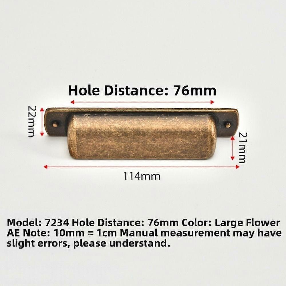 Poign��es d'armoire en laiton Antique, poign��es de tasse d'armoire robustes Vintage, poign��es de tiroir en Bronze dor�� vieilli, quincaillerie