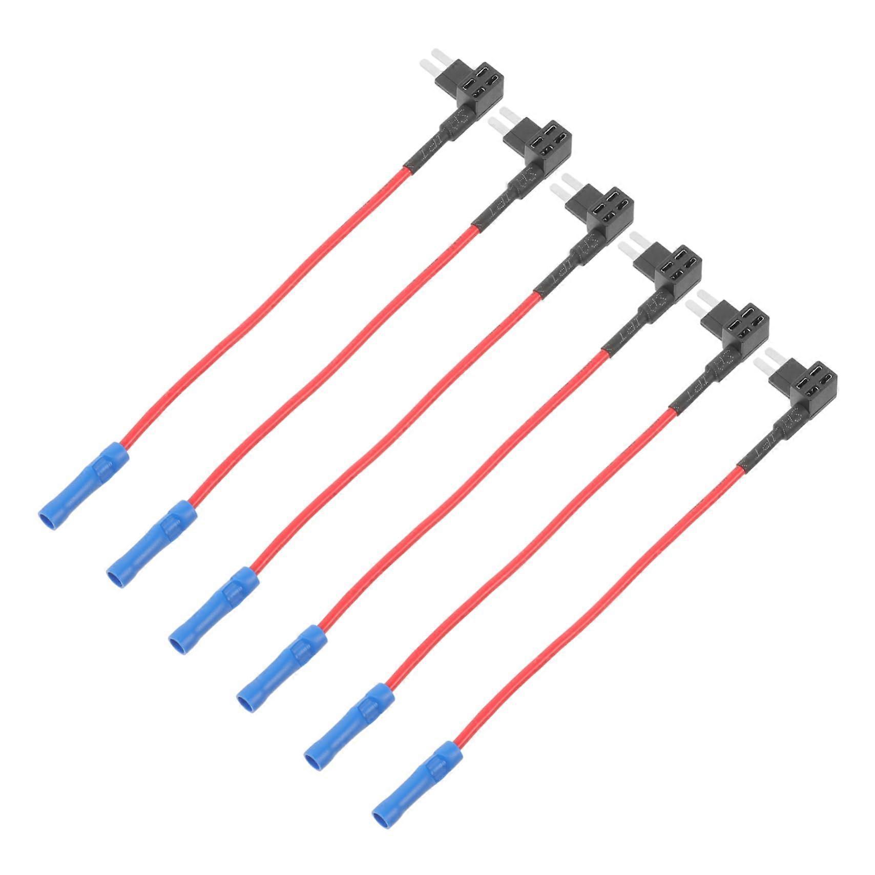 6pcs Inline Fuse Holder and Automotive Fuse Tap Kit for Reliable Car Circuit Protection
