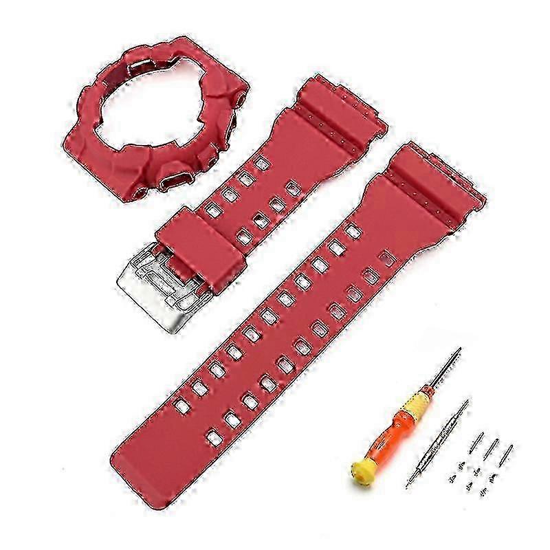 Replacement strap set for Casio GA-120 GA-100 watch, durable band