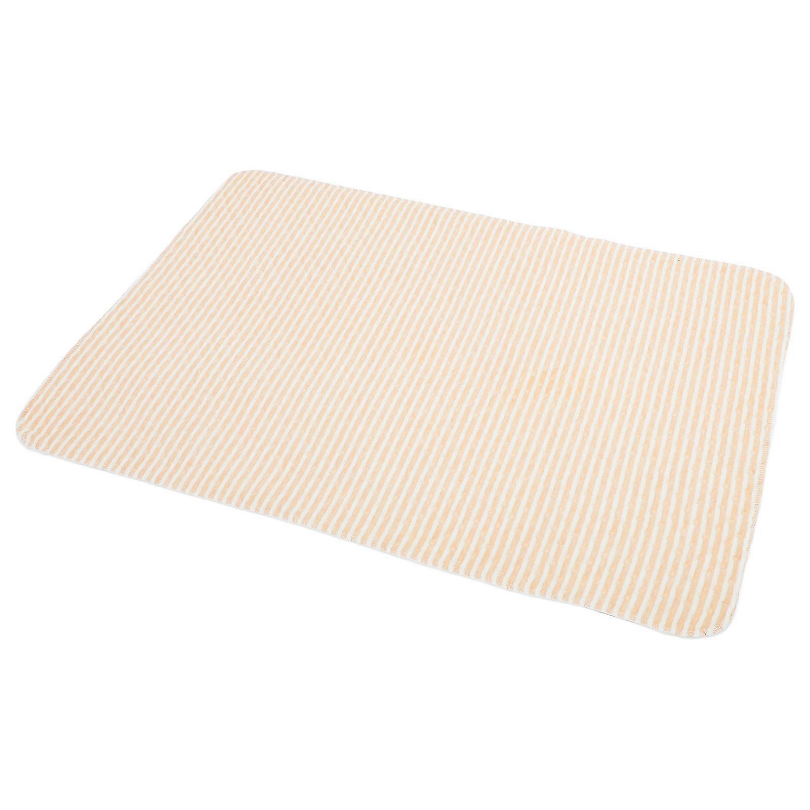 Beige Waterproof Bed Pad Nursing Bed for Home Soft Comfortable Pad