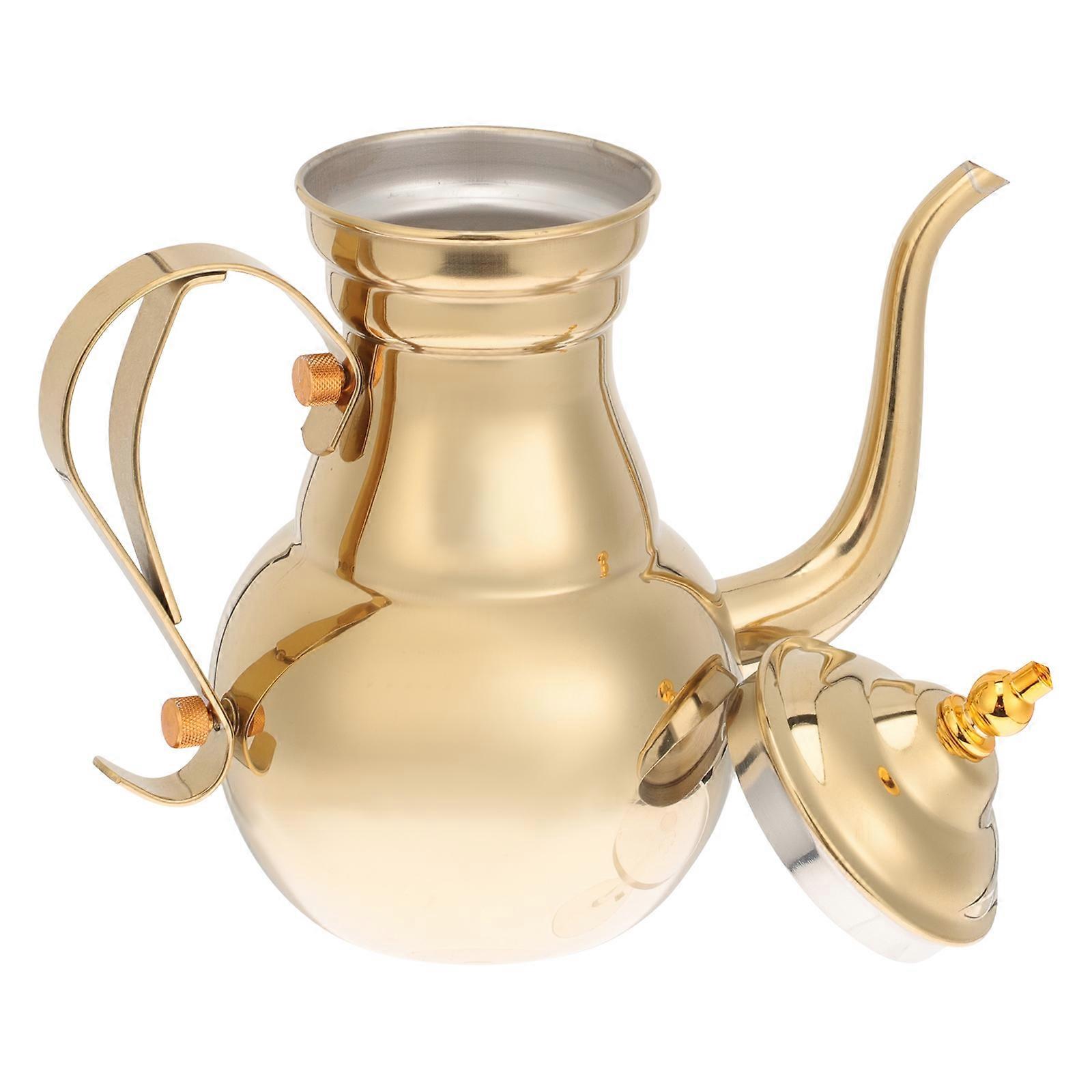 Coffee Pot Multi-Function Coffee Pot for Home Use Golden Color